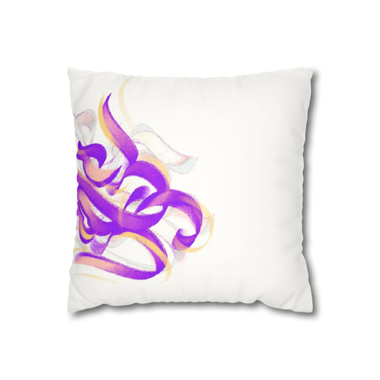 Square Pillowcase - Persian Calligraphy, Modern Handwriting Design