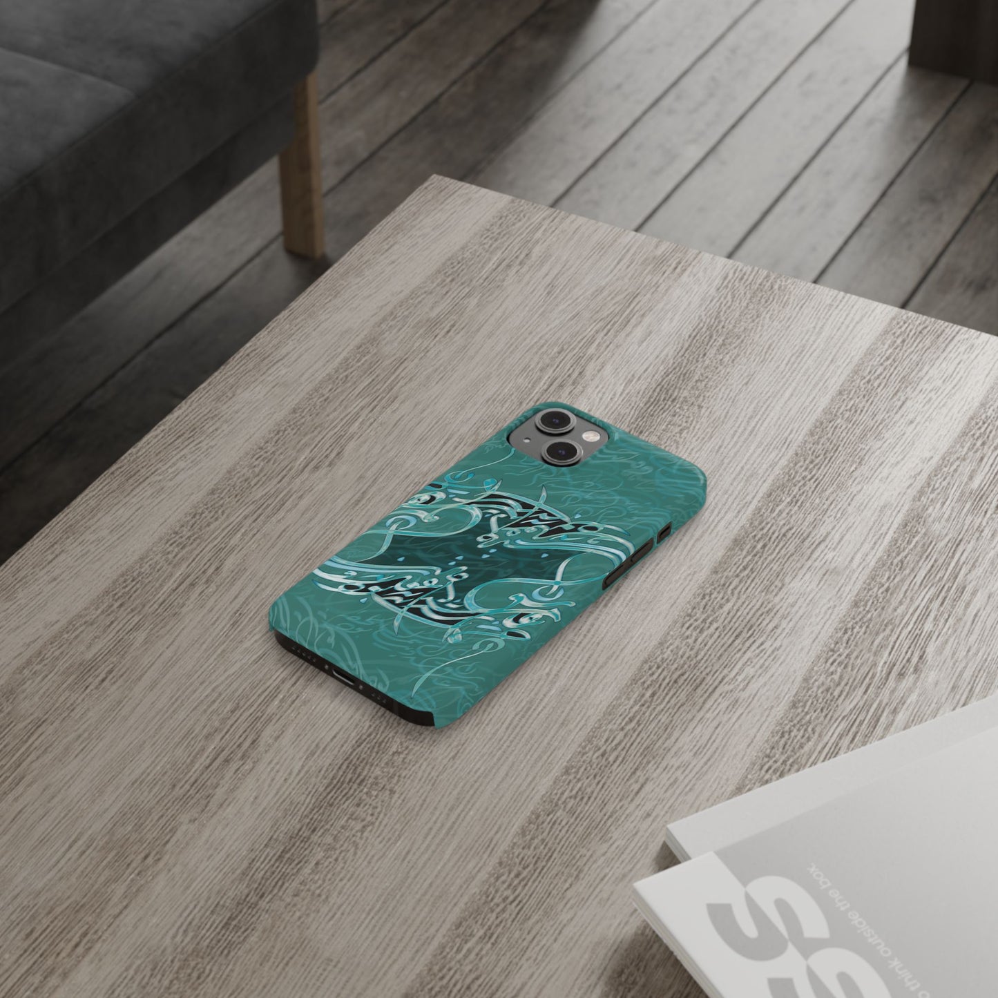 ' Modern Calligraphy Art Slim Phone Case