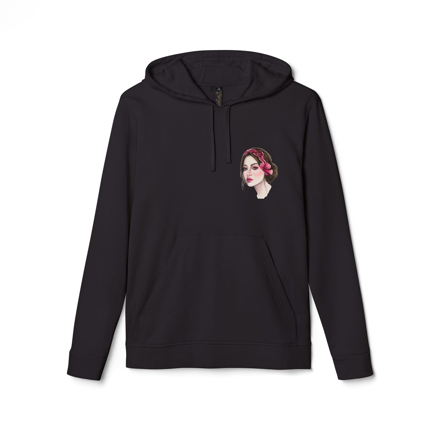 Kalli K X Adidas Unisex Fleece Hoodie- calligraphy headband