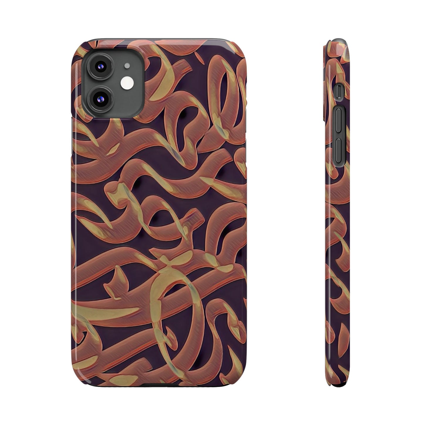 ' Modern Art Slim Phone Case -LOVE I-