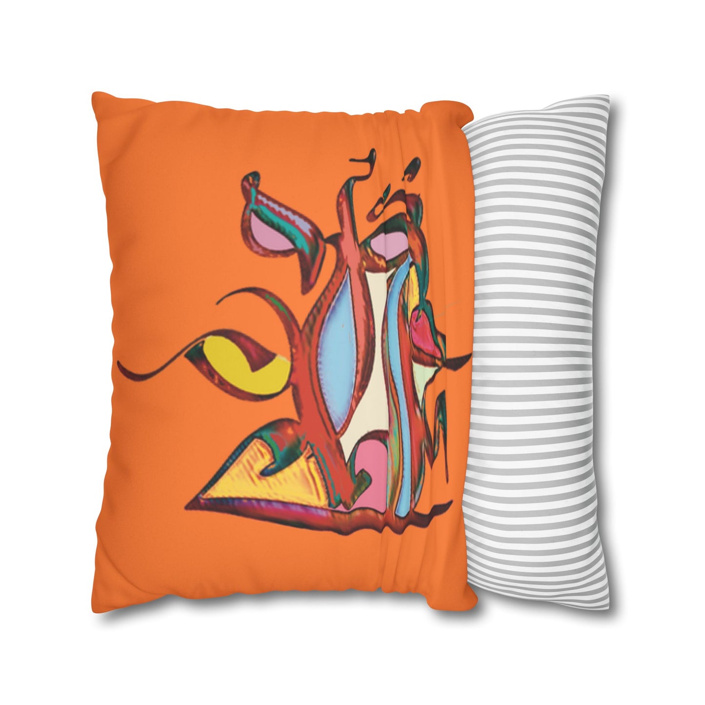 Square Pillowcase - Persian Calligraphy, Modern Handwriting Design