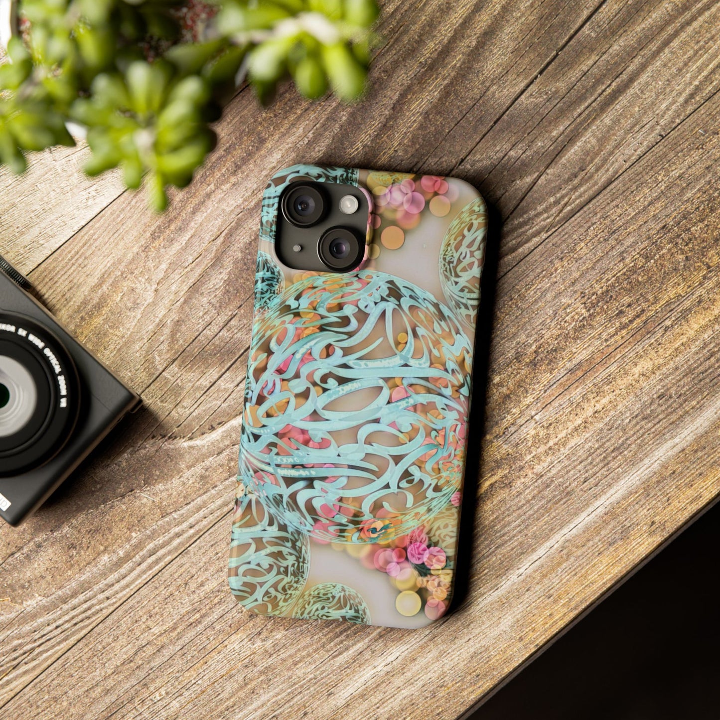 Copy of Copy of Copy of ' Modern Art Slim Phone Case -LOVE I-