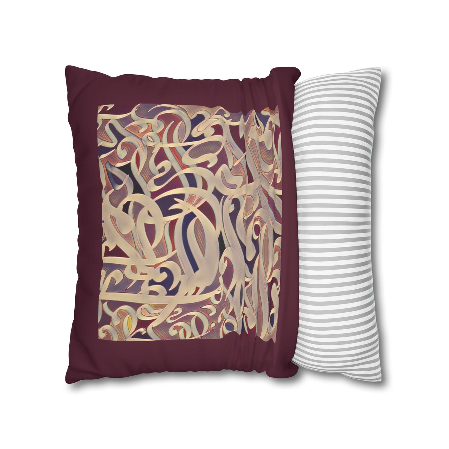 Copy of Square Pillowcase - Persian Calligraphy, Modern Handwriting Design
