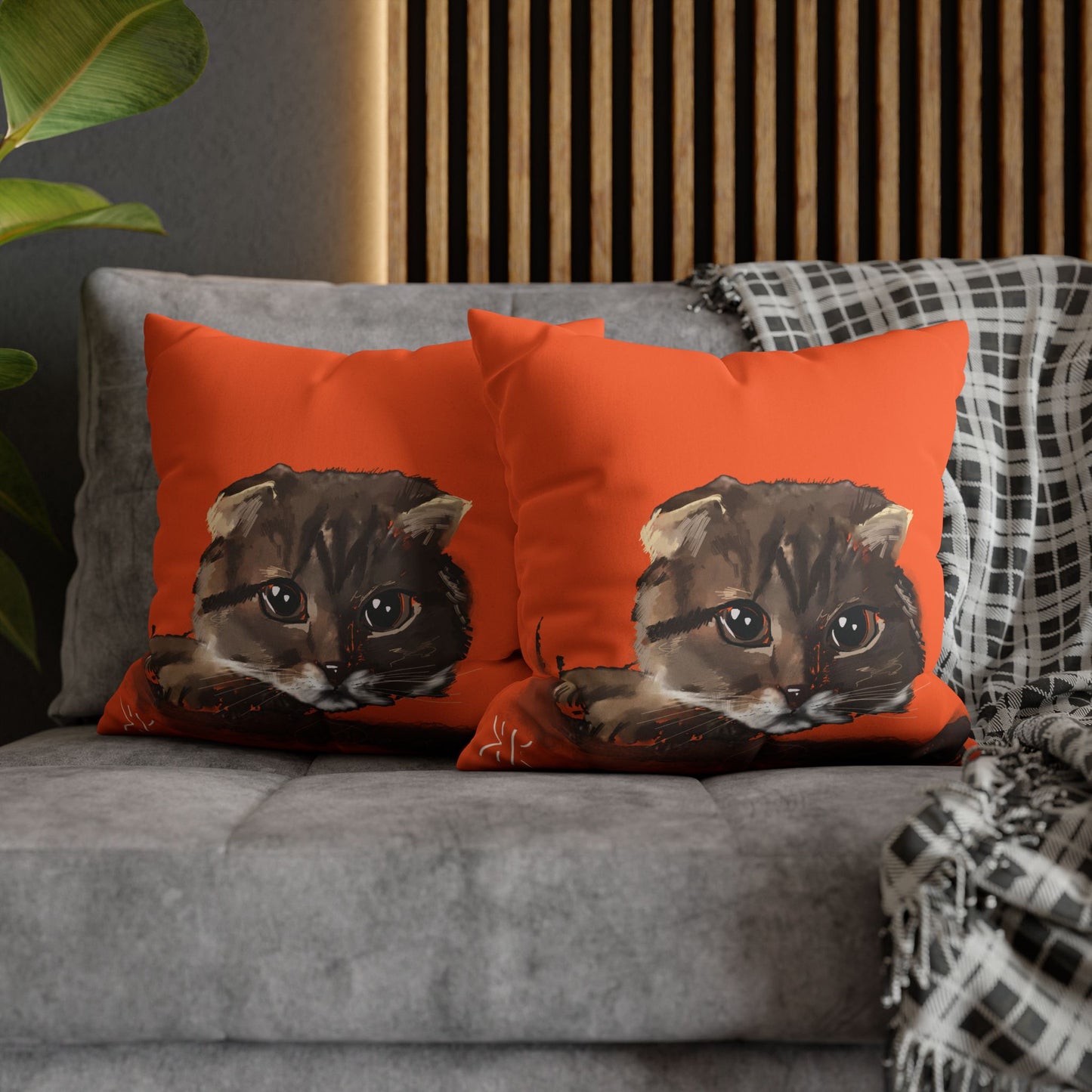 Pepe Pillowcase - Modern Art Portrait Watercolour Design