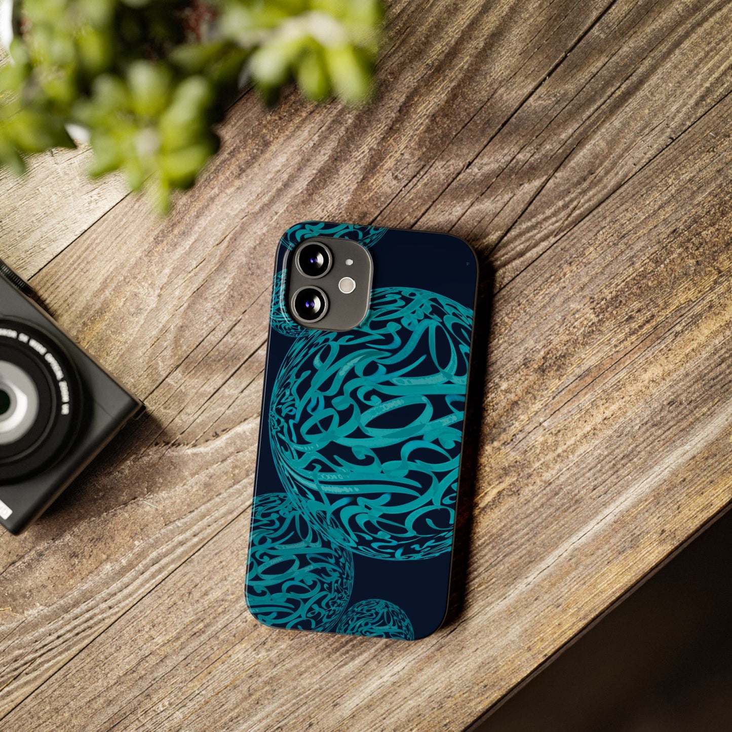 ' Modern Art Slim Phone Case -LOVE
