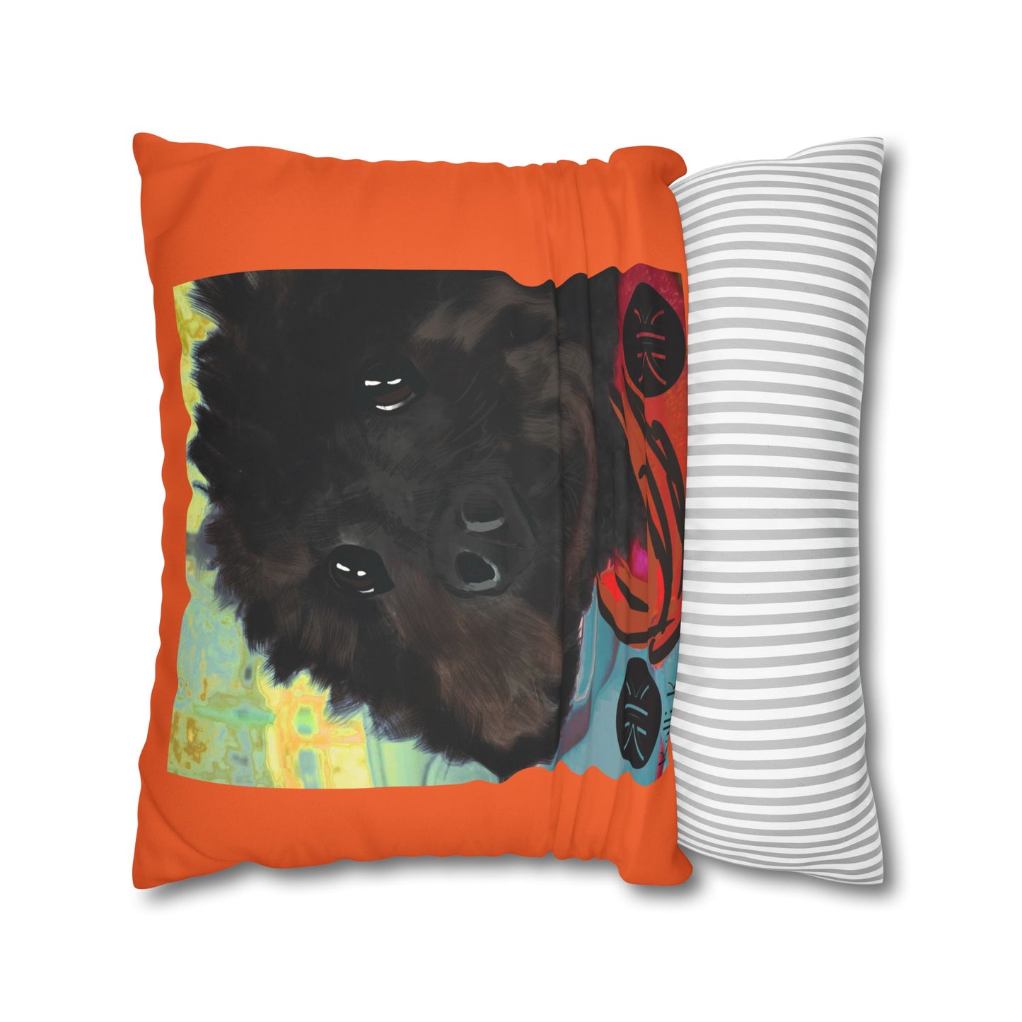COAL Pillowcase - Modern Art Portrait Watercolour Design