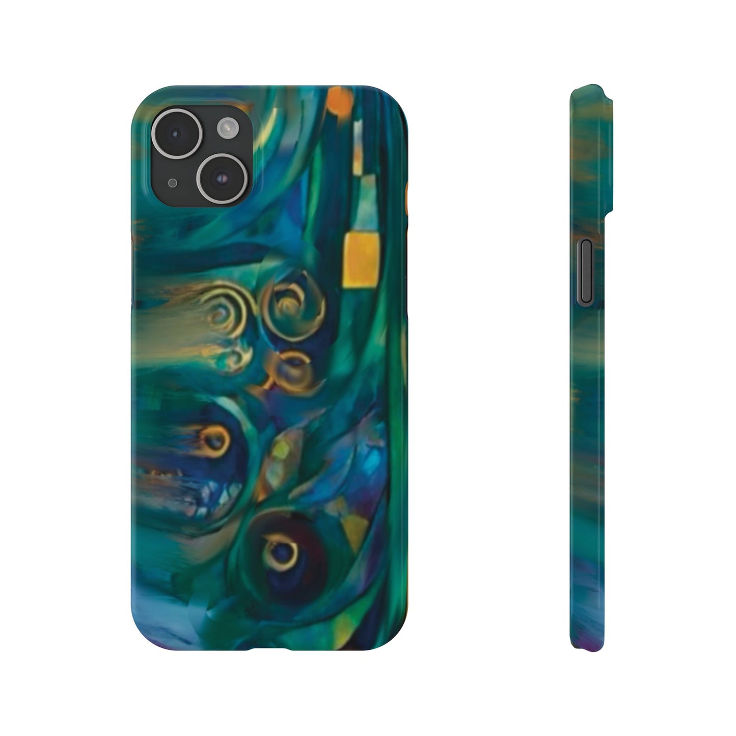 ' Modern Art Slim Phone Case -LOVE I-