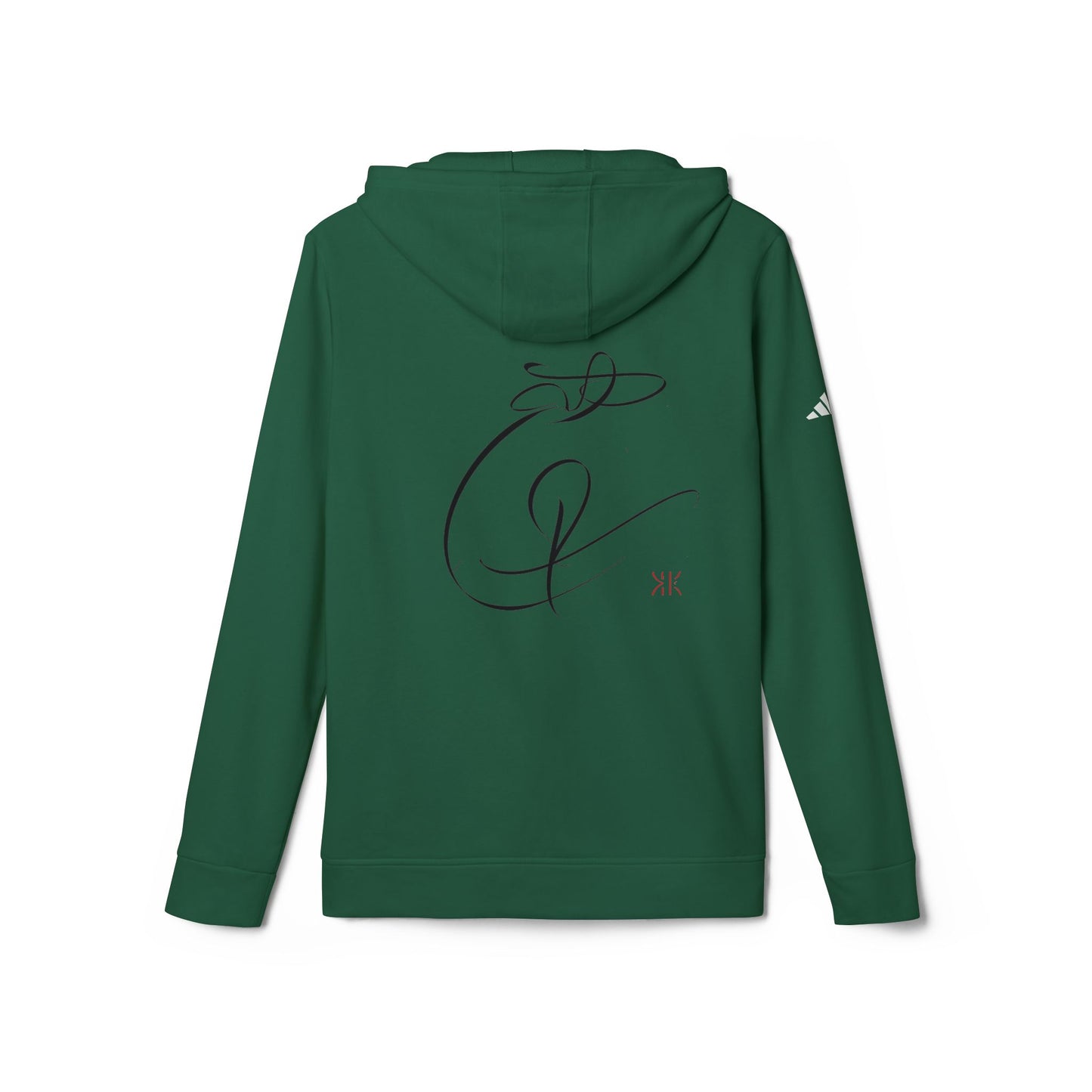 Fleece Hoodie with Modern Calligraphy Adidas Design