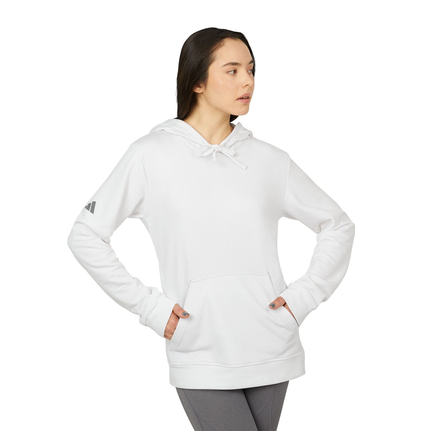 Kalli K X Adidas Unisex Fleece Hoodie- modern calligraphy.