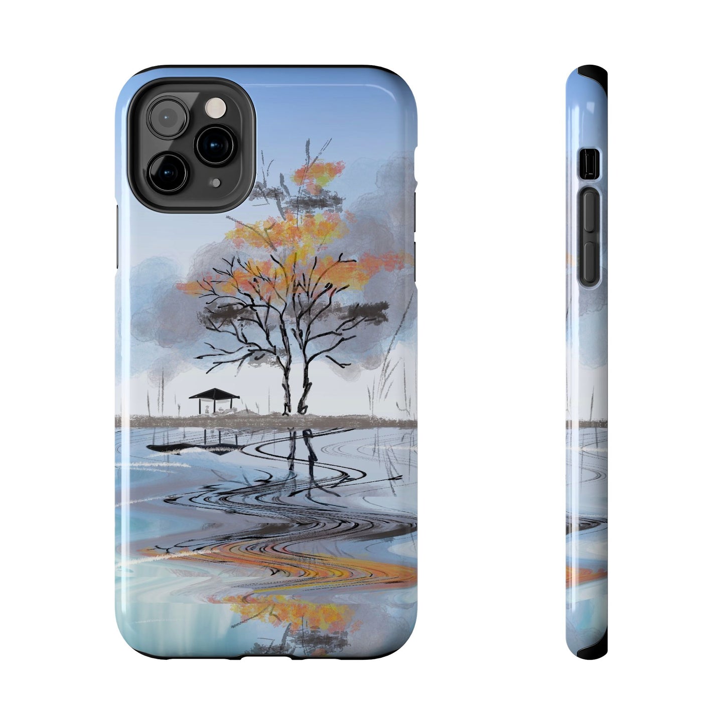 Serenity Phone Case Persian Calligraphy Art.
