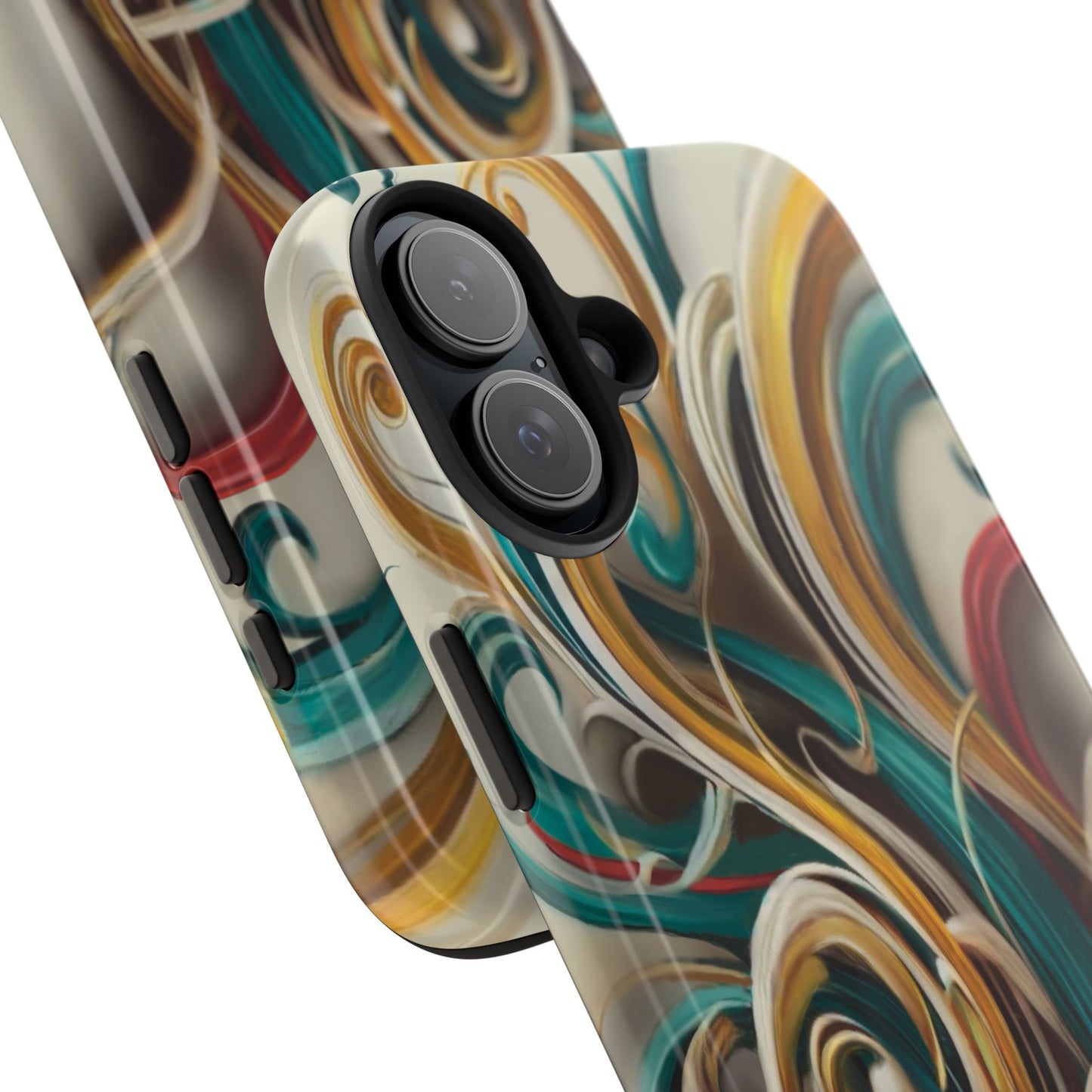 Marble Abstract Phone Case Calligraphy