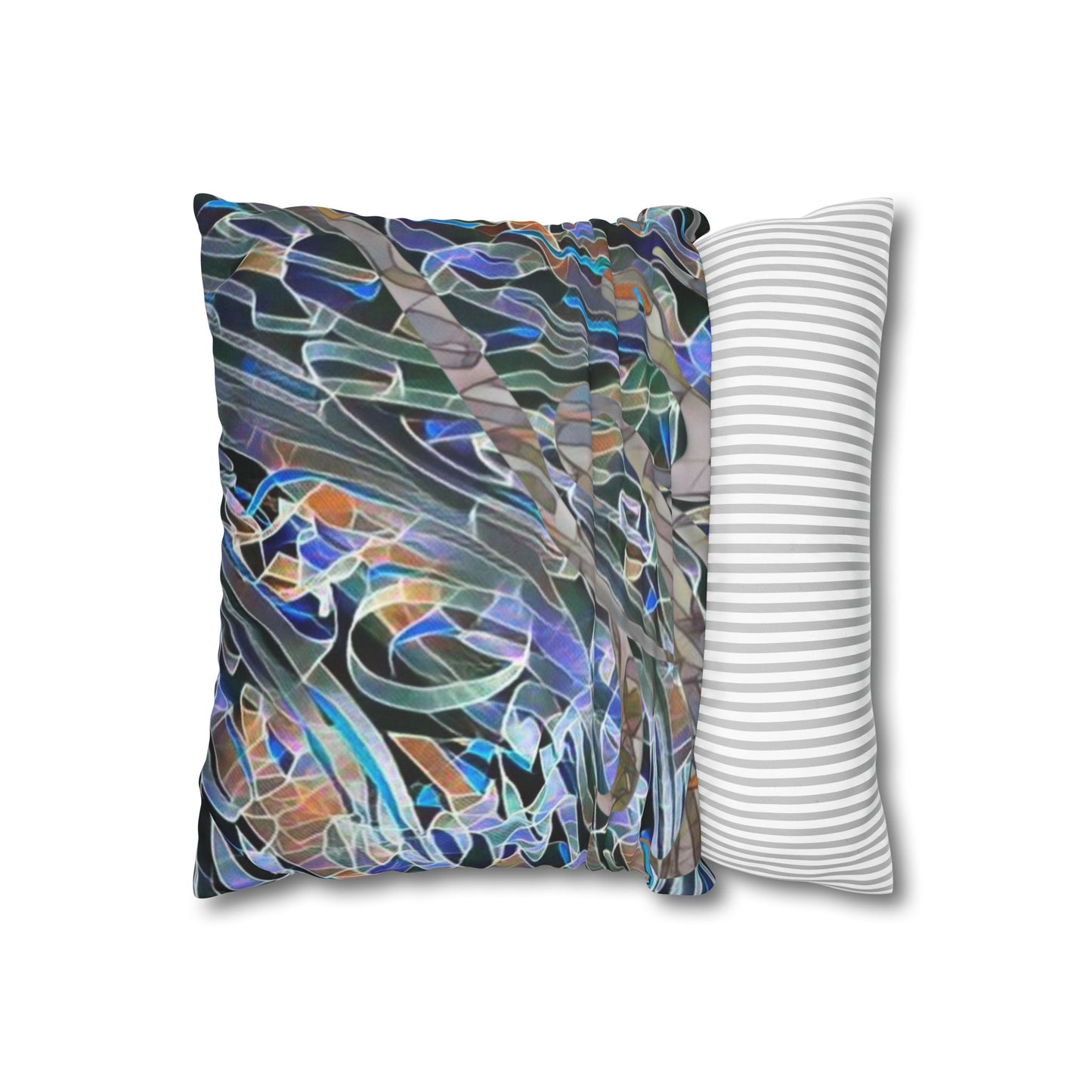 Modern art inspired beauty Faux Suede Square Pillow Cover l