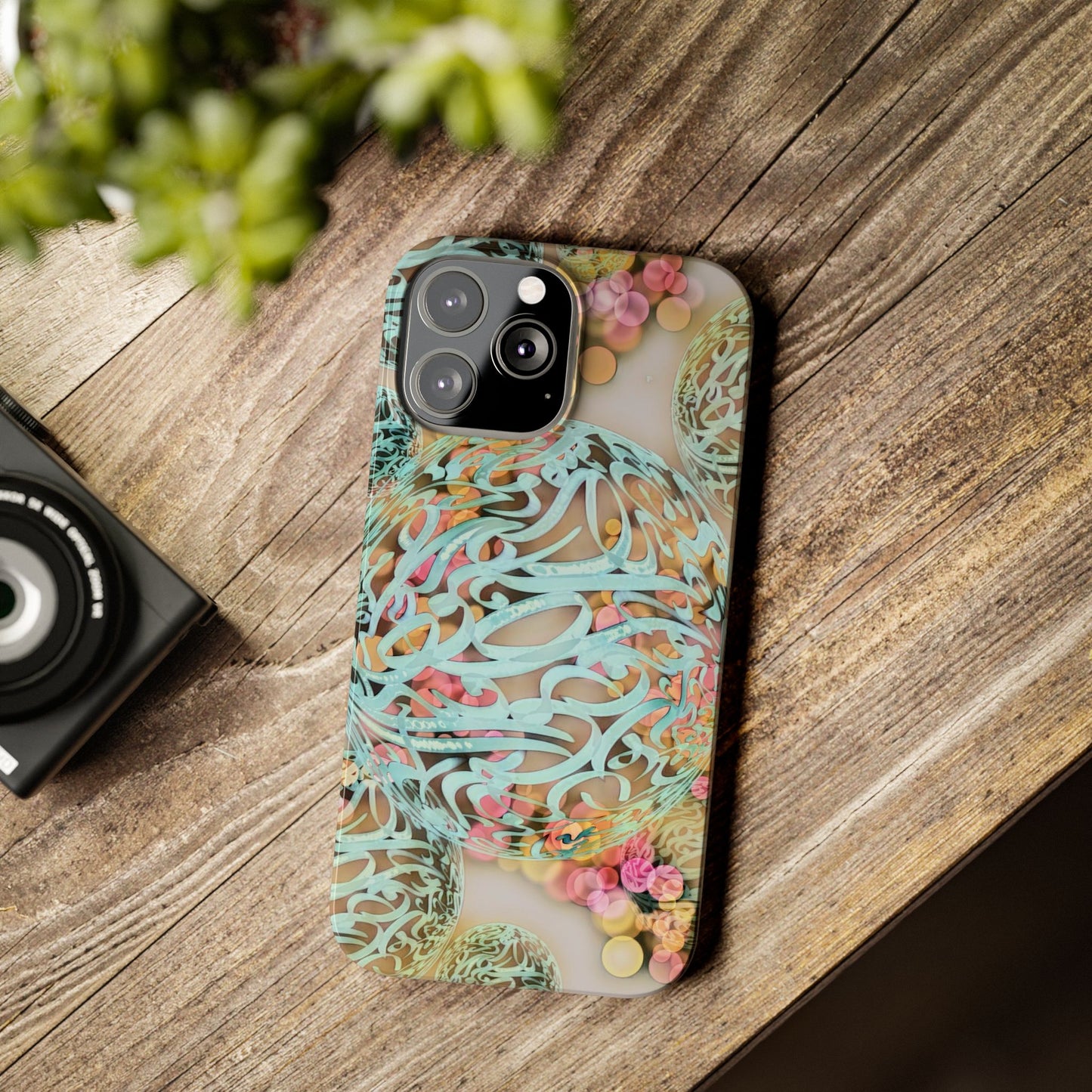 Copy of Copy of Copy of ' Modern Art Slim Phone Case -LOVE I-