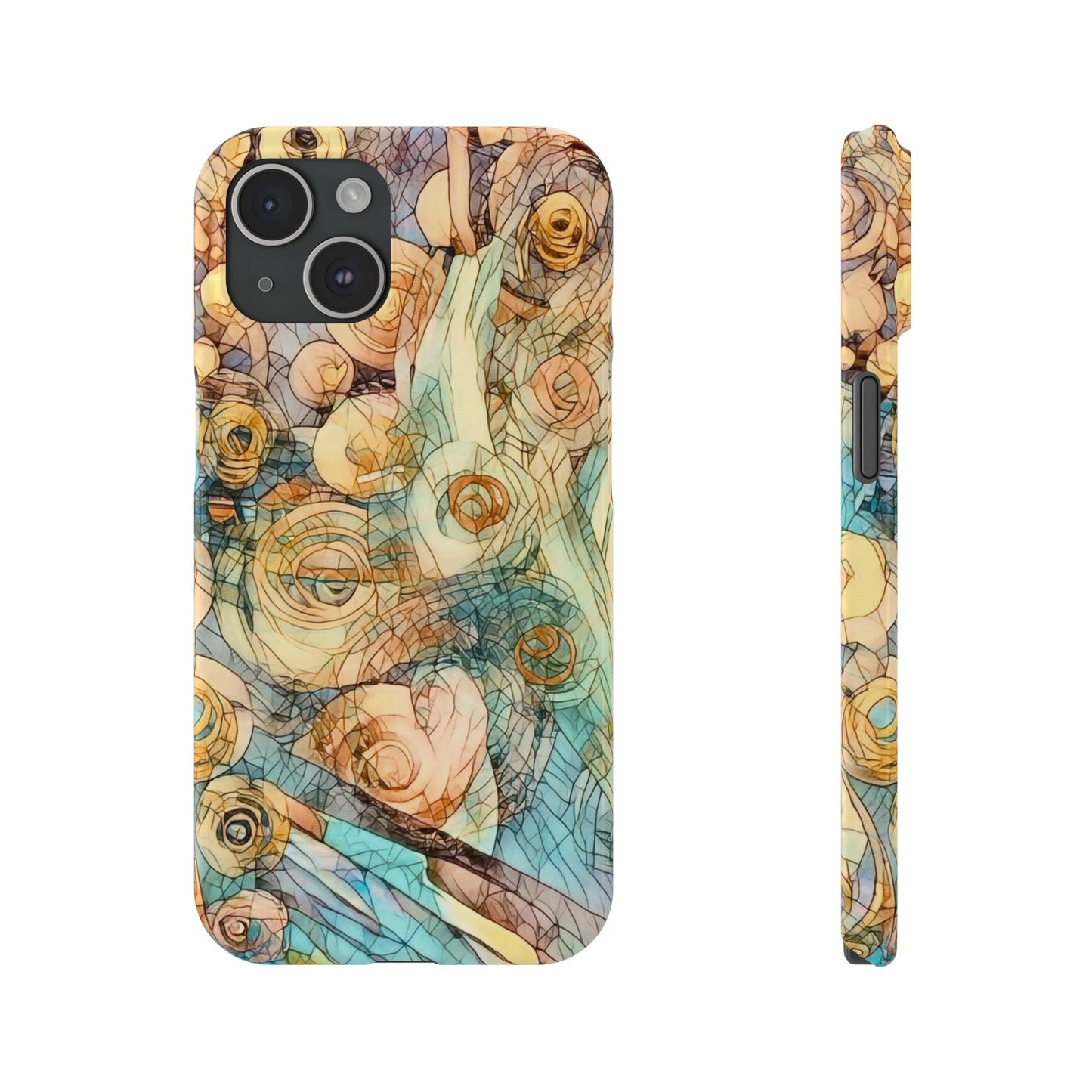 . ' Modern Art Slim Phone Case -.
