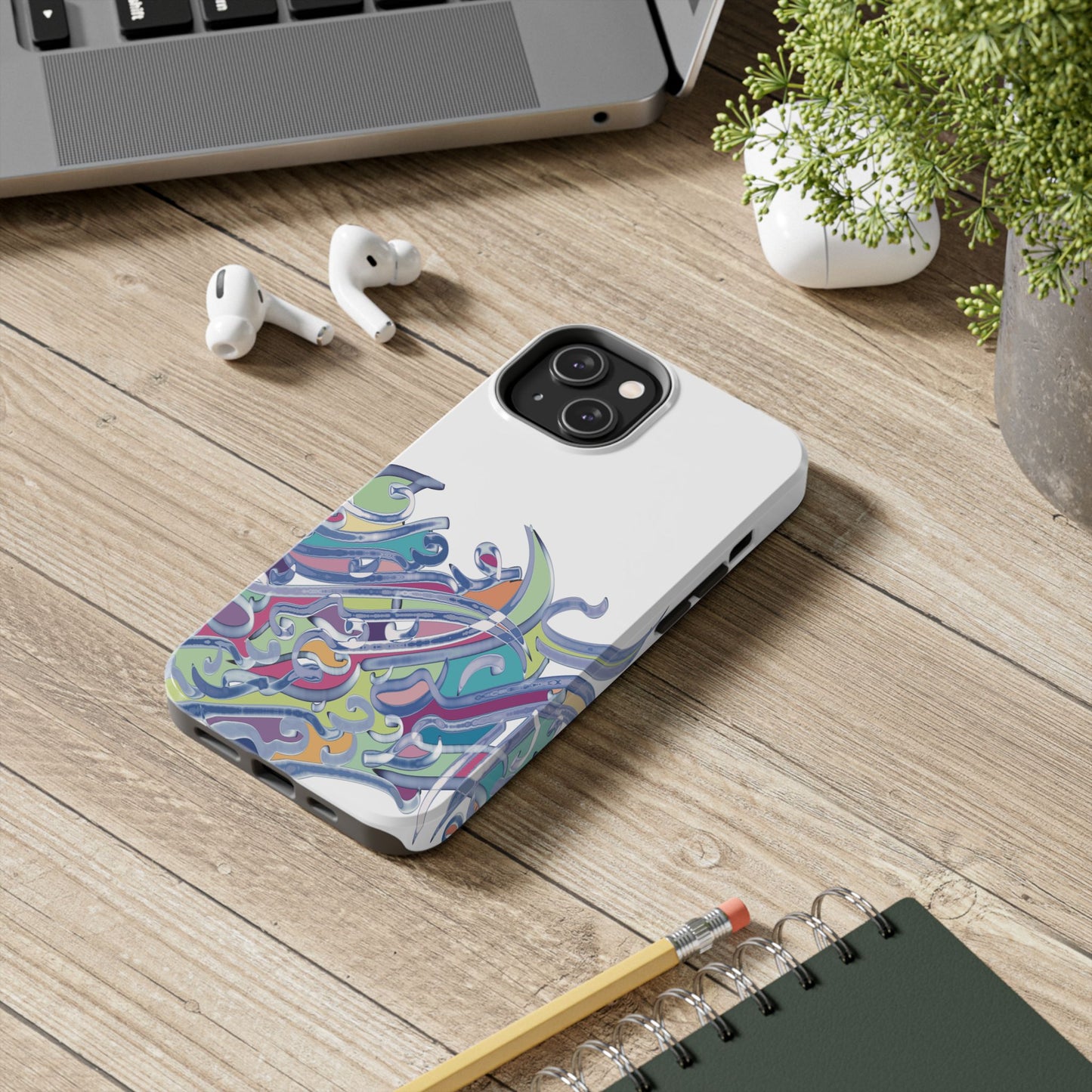 Phone Case Persian Calligraphy Modern Handwriting.