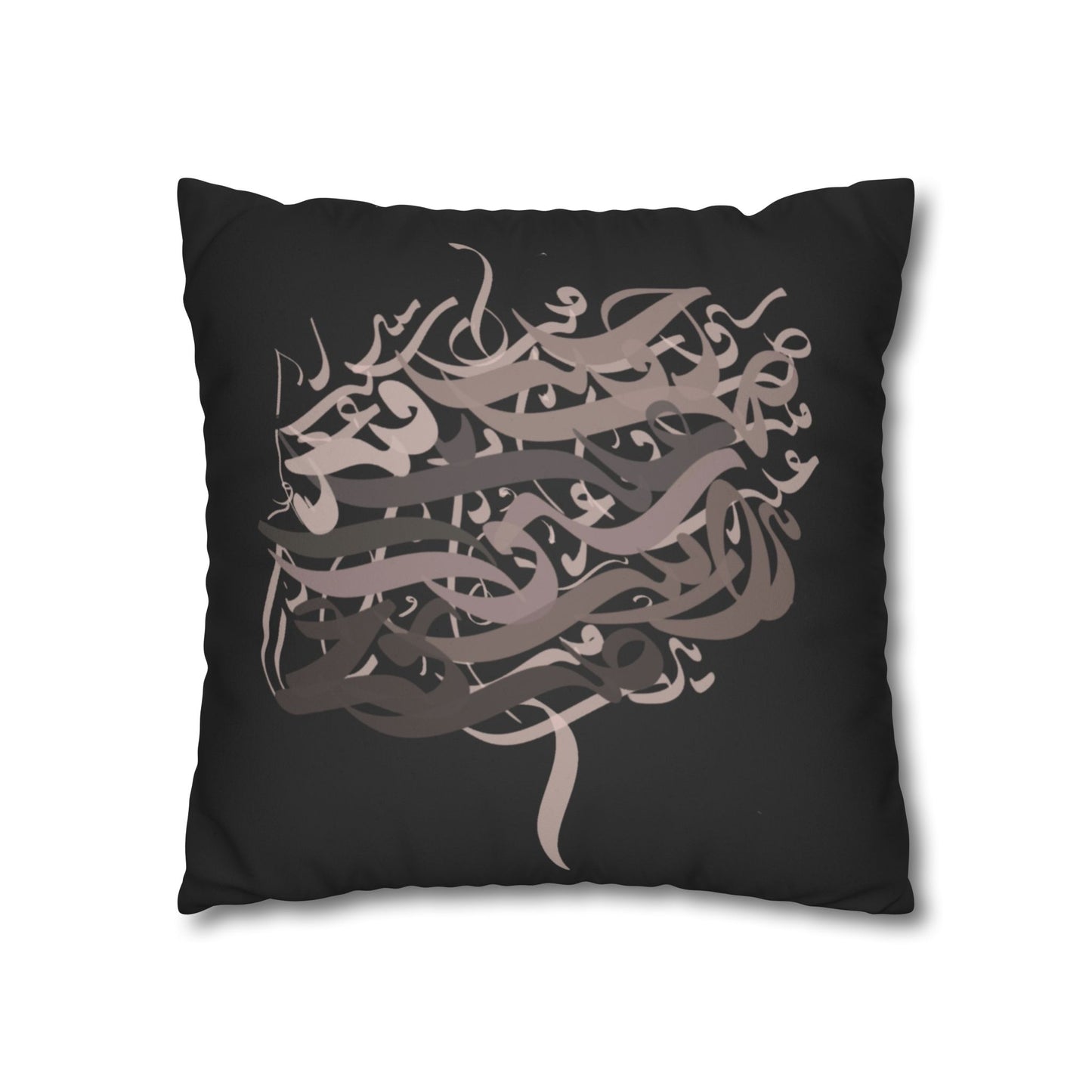 Square Pillowcase - Persian Calligraphy, Modern Handwriting Design