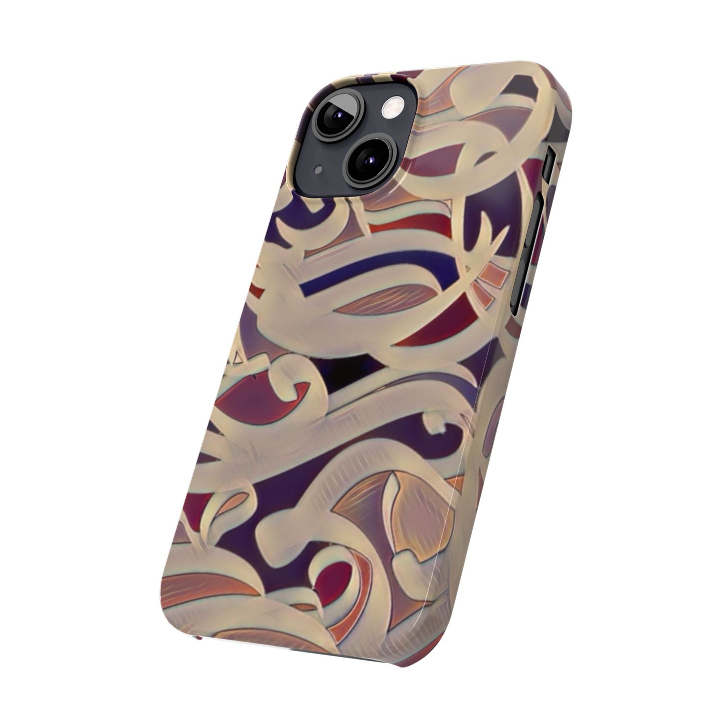 ' Modern Art Slim Phone Case -LOVE