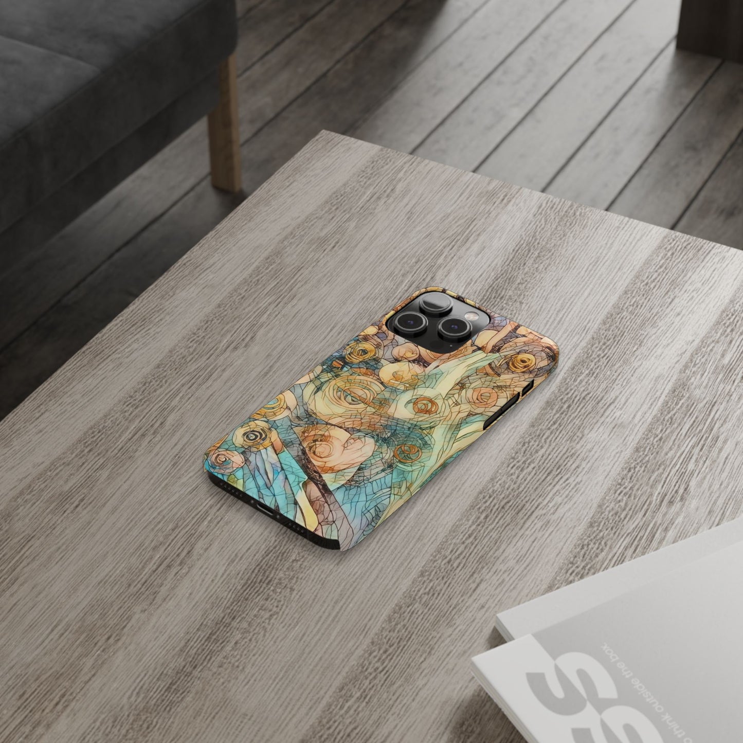 . ' Modern Art Slim Phone Case -.
