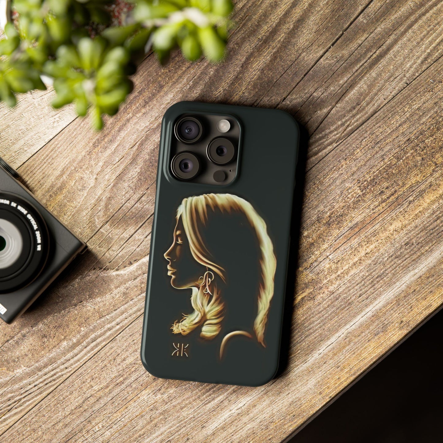 Copy of ' Modern Art Slim Phone Case -LOVE I-