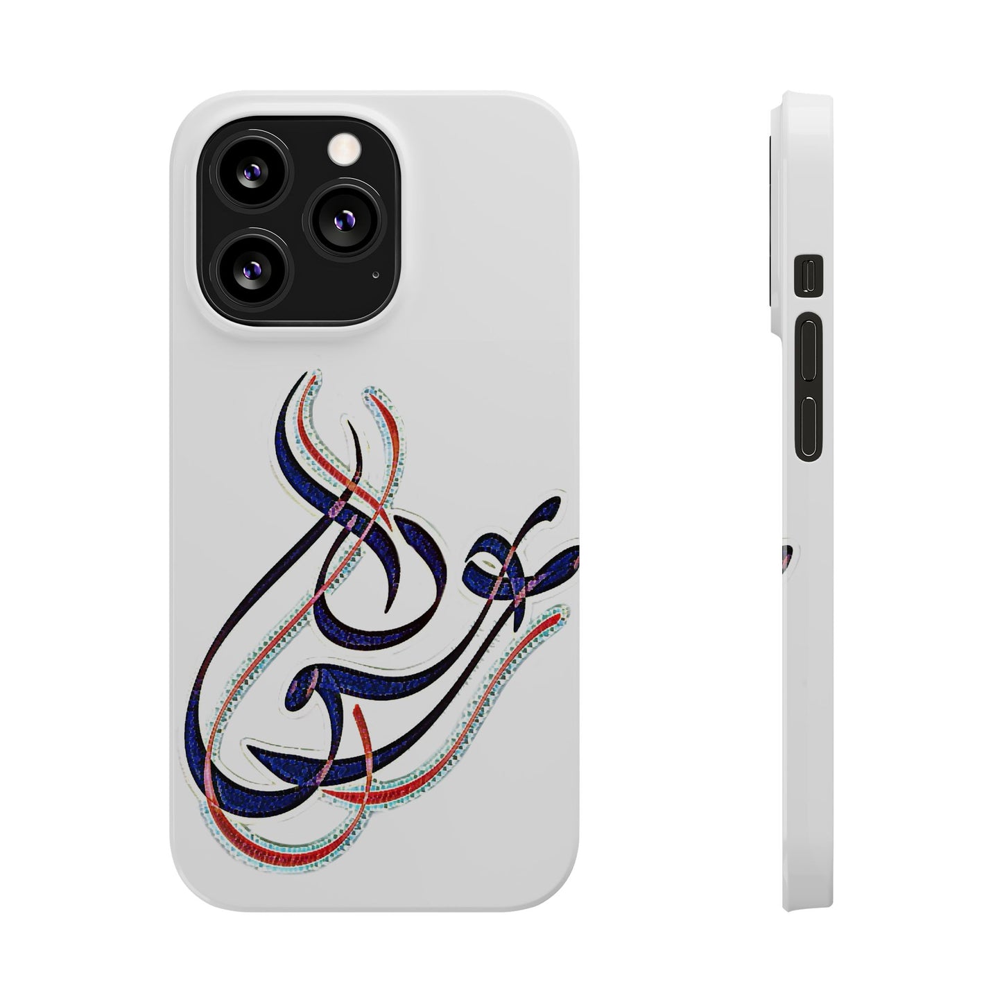 Modern Art Slim Phone Case - Eshgh (Love)