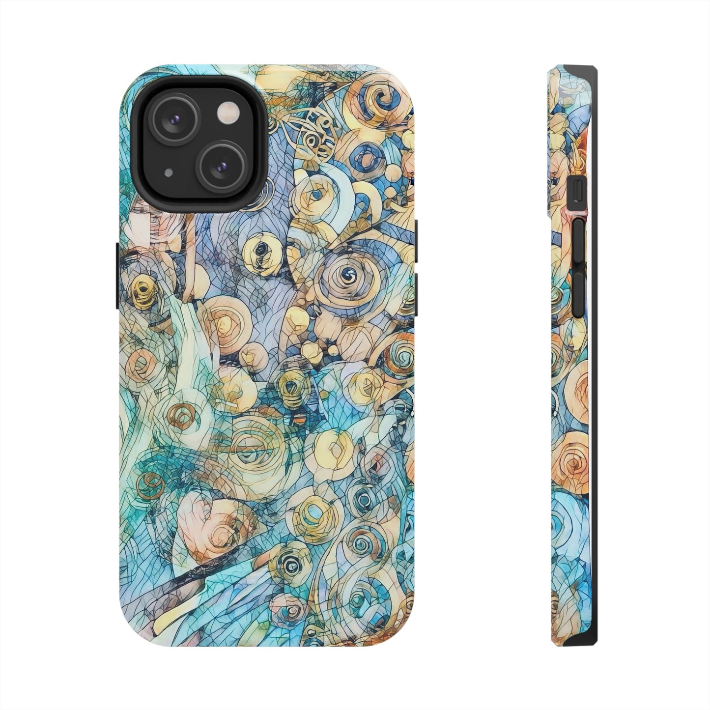 Golden Swirls Phone Case