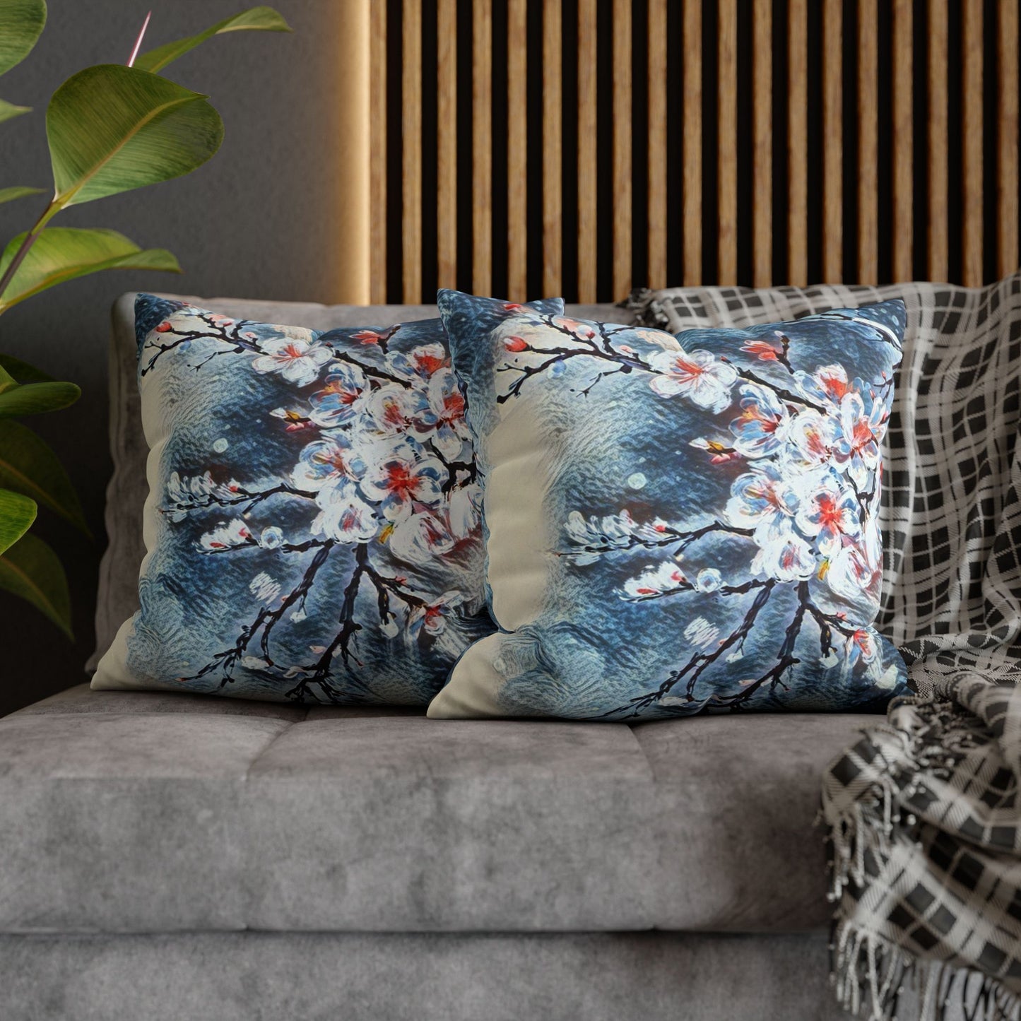 Spring Pillowcase - Modern Art Portrait Watercolour Design