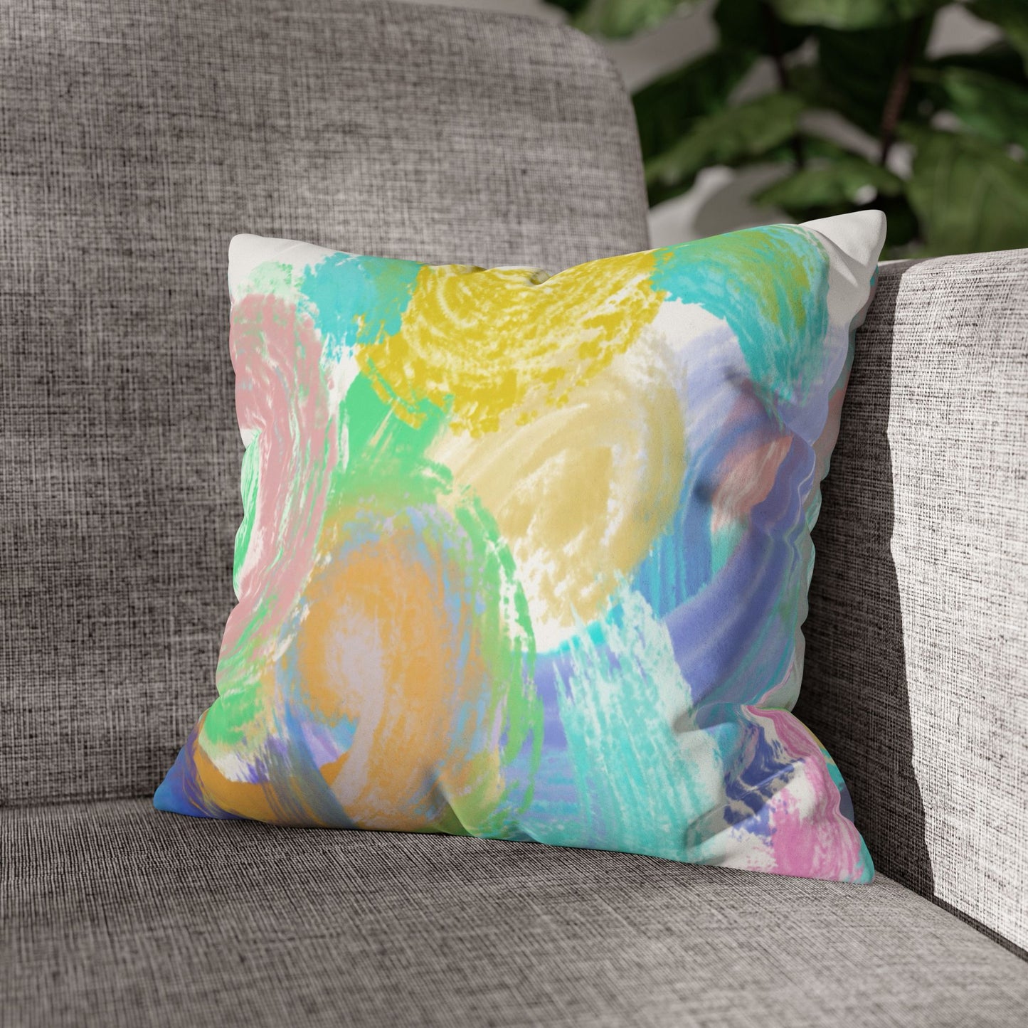 Copy of Square Pillowcase - Modern Art Portrait Watercolour Design