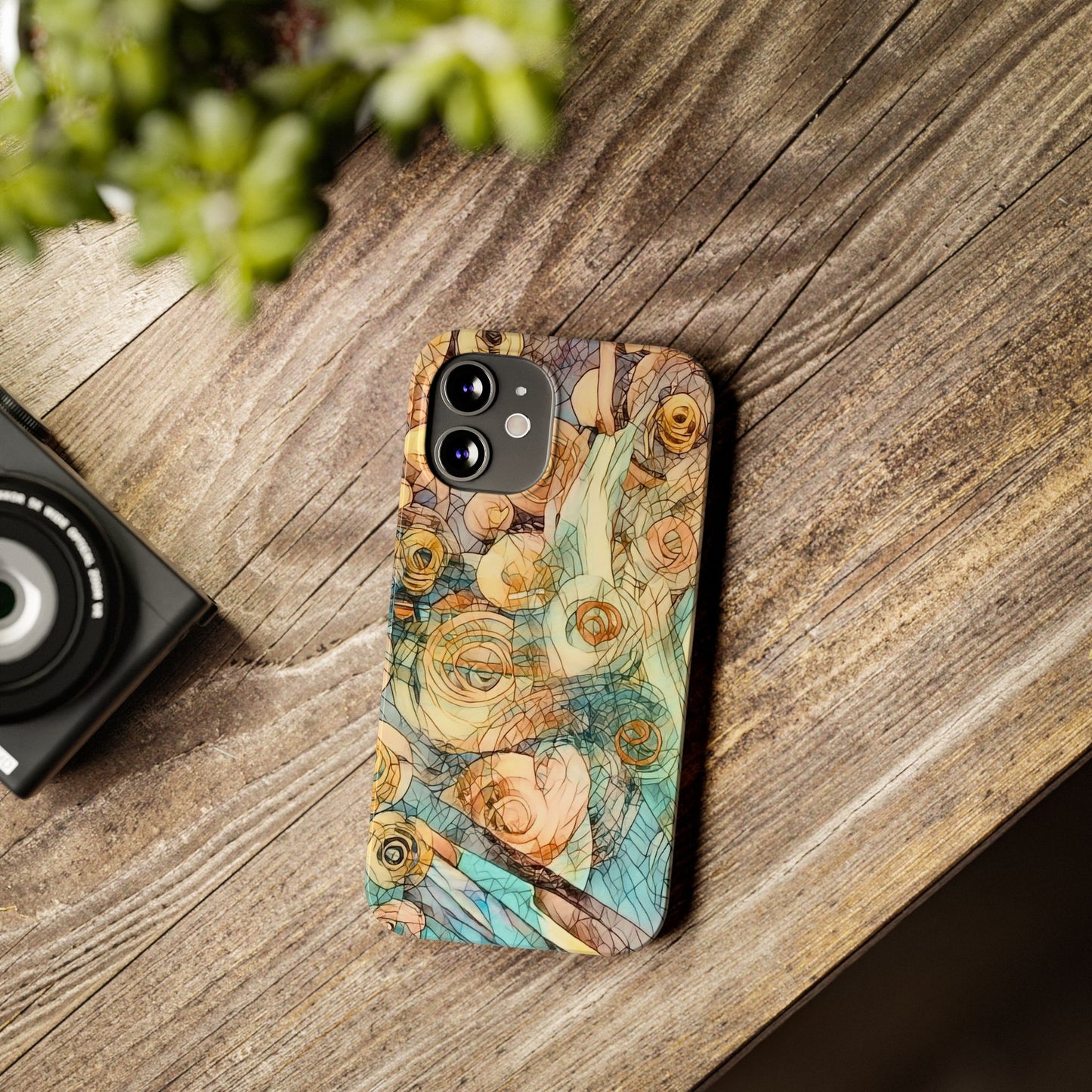 . ' Modern Art Slim Phone Case -.