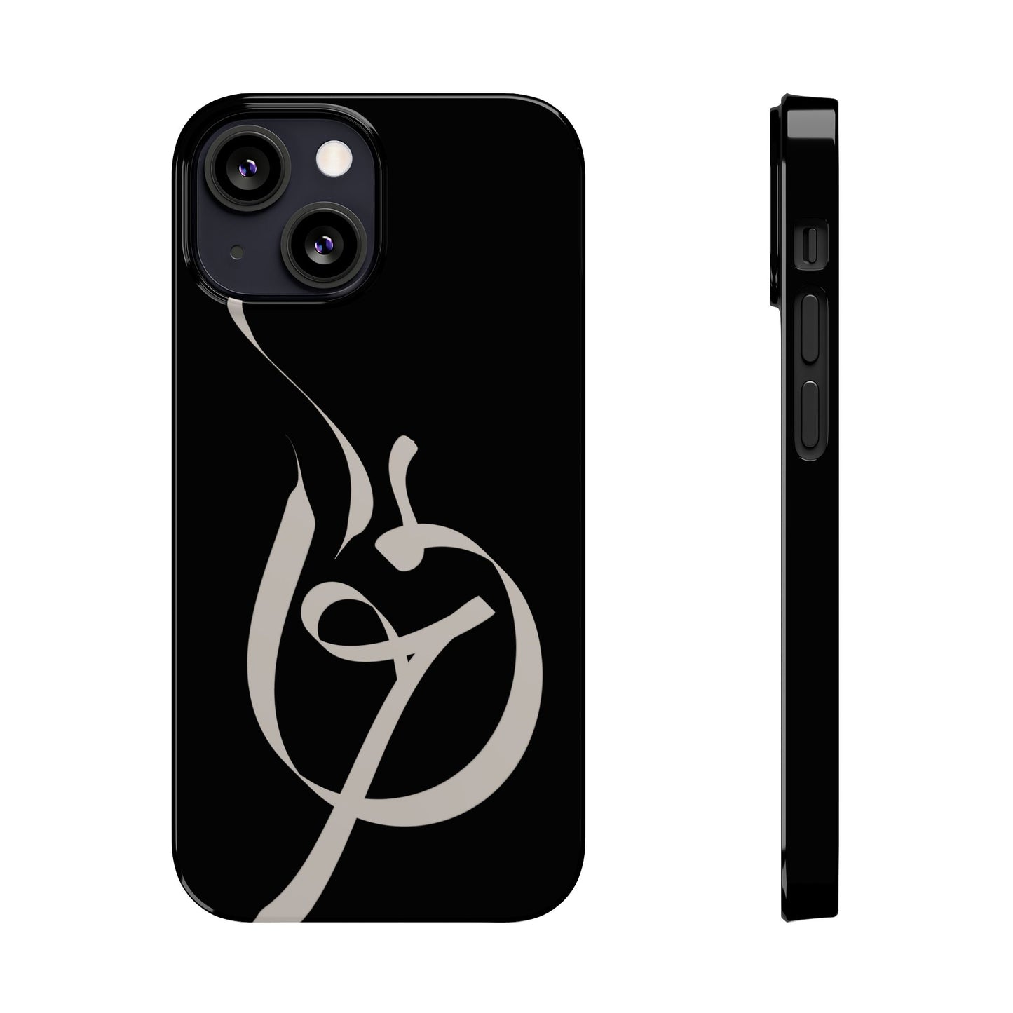 ' Modern Art Slim Phone Case -LOVE