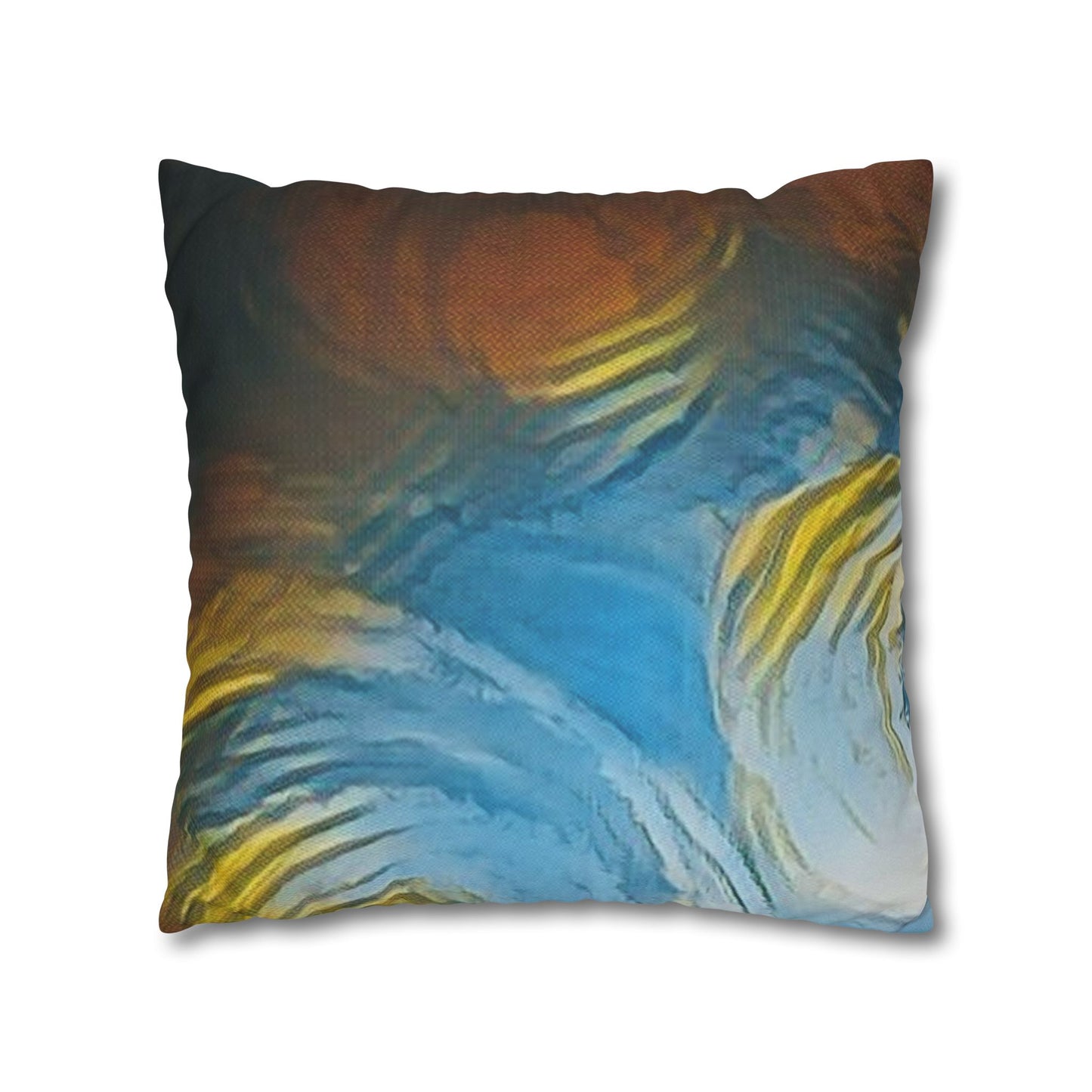 Square Pillowcase - Modern Art Portrait Watercolour Design