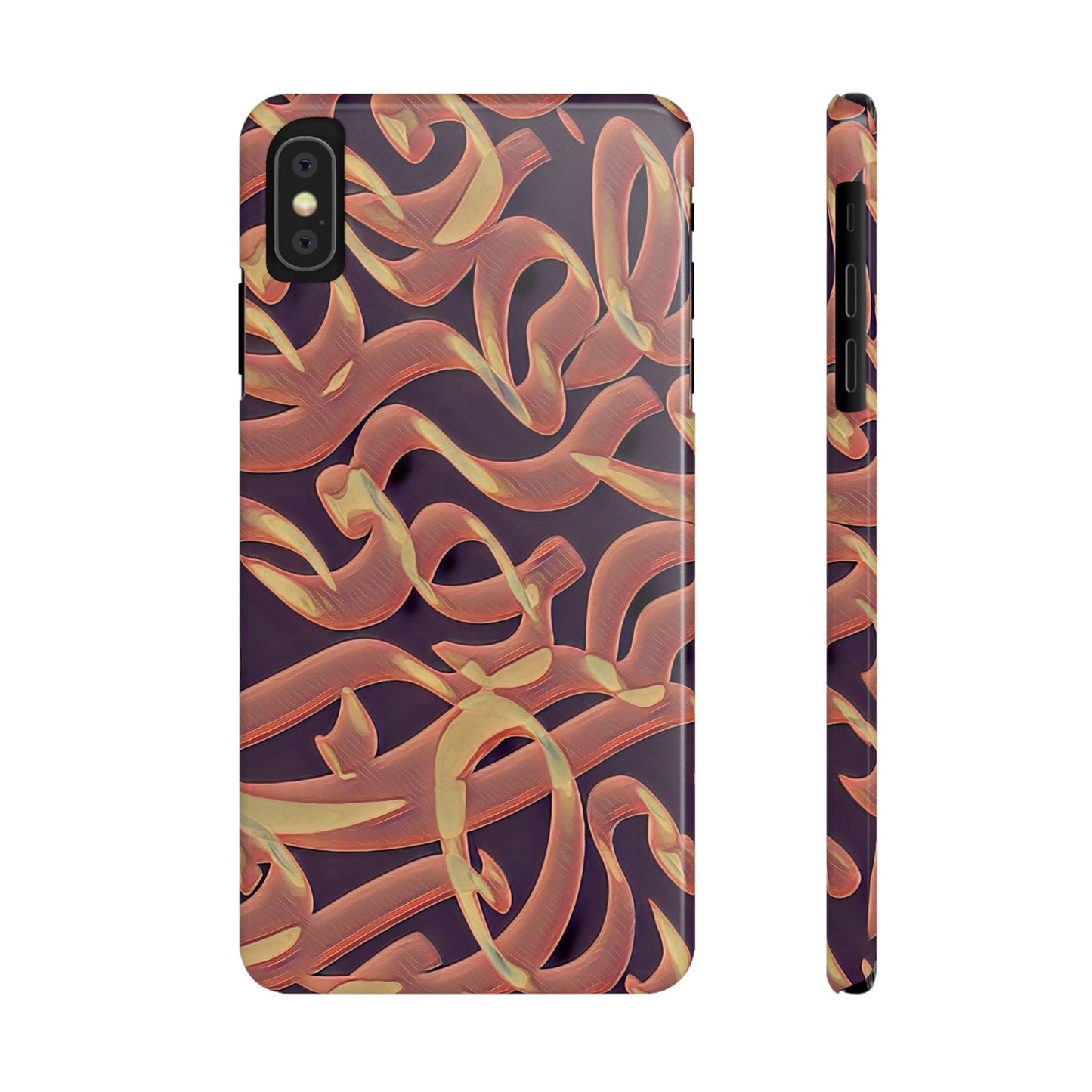 ' Modern Art Slim Phone Case -LOVE I-