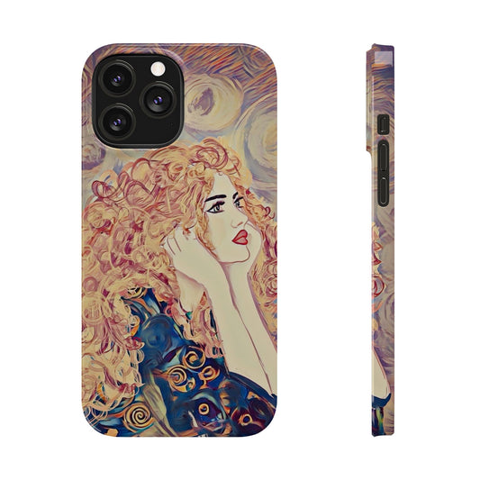 ' Modern Art  Slim Phone Case -LOVE,