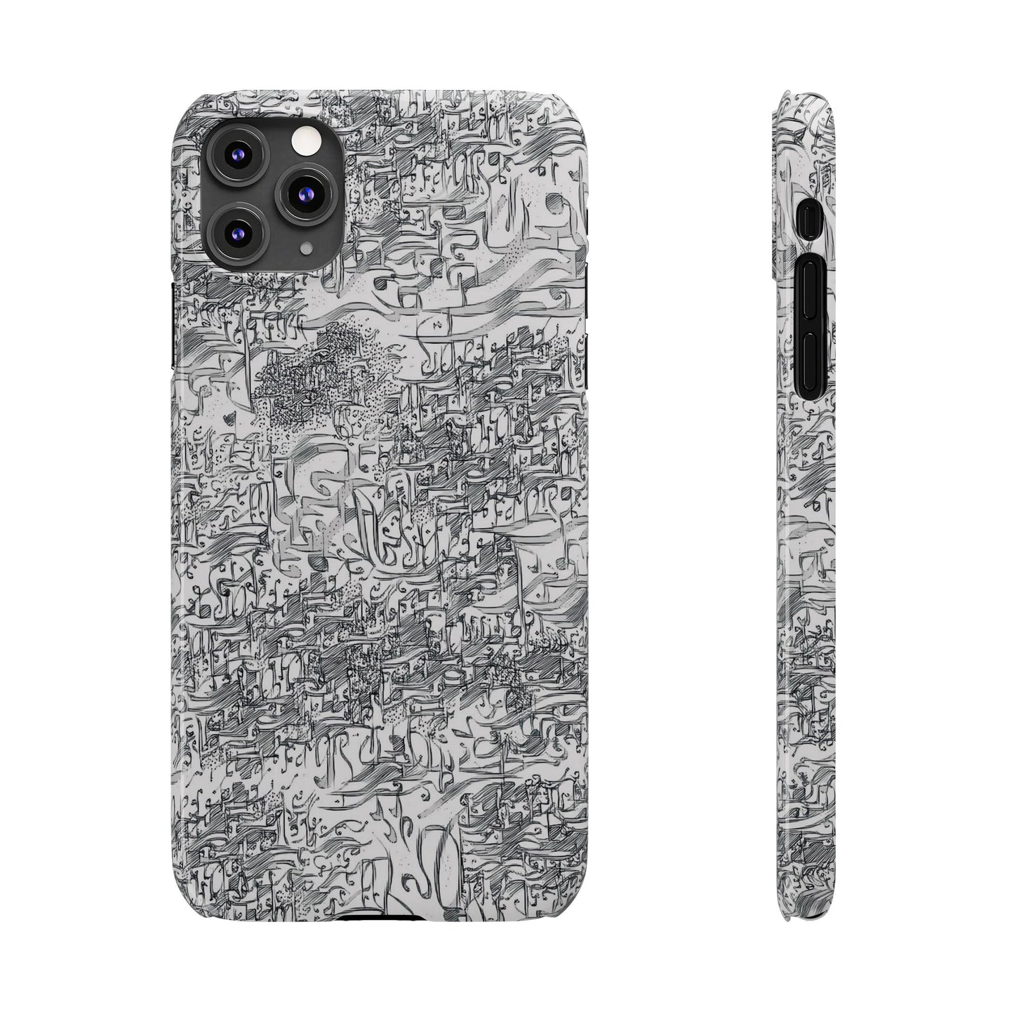 .ه,- ' Modern Art Slim Phone Case -LOVE I- I -.