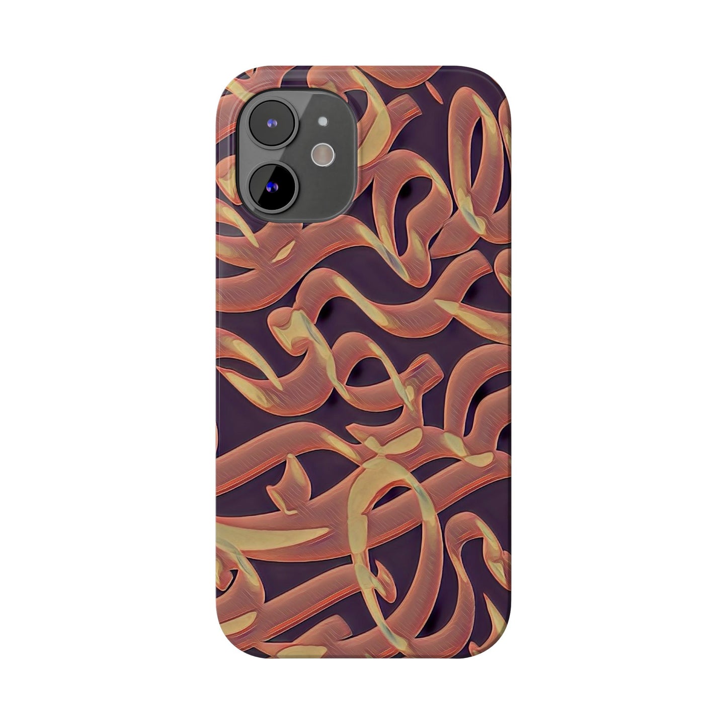 ' Modern Art Slim Phone Case -LOVE I-