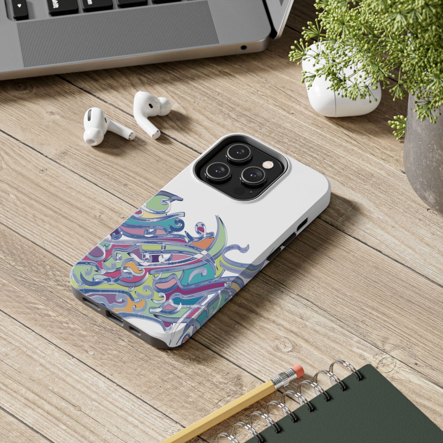 Phone Case Persian Calligraphy Modern Handwriting.
