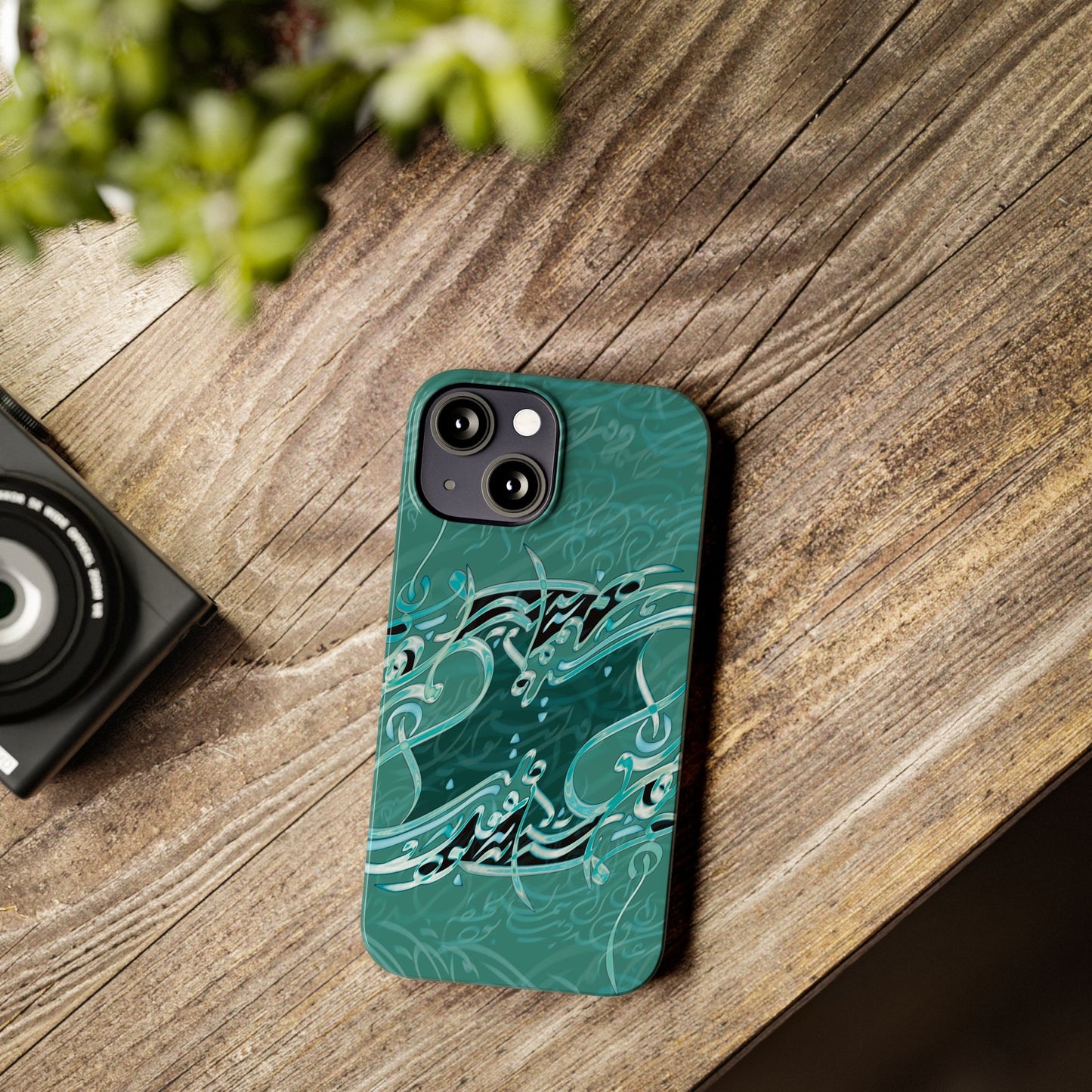 ' Modern Calligraphy Art Slim Phone Case
