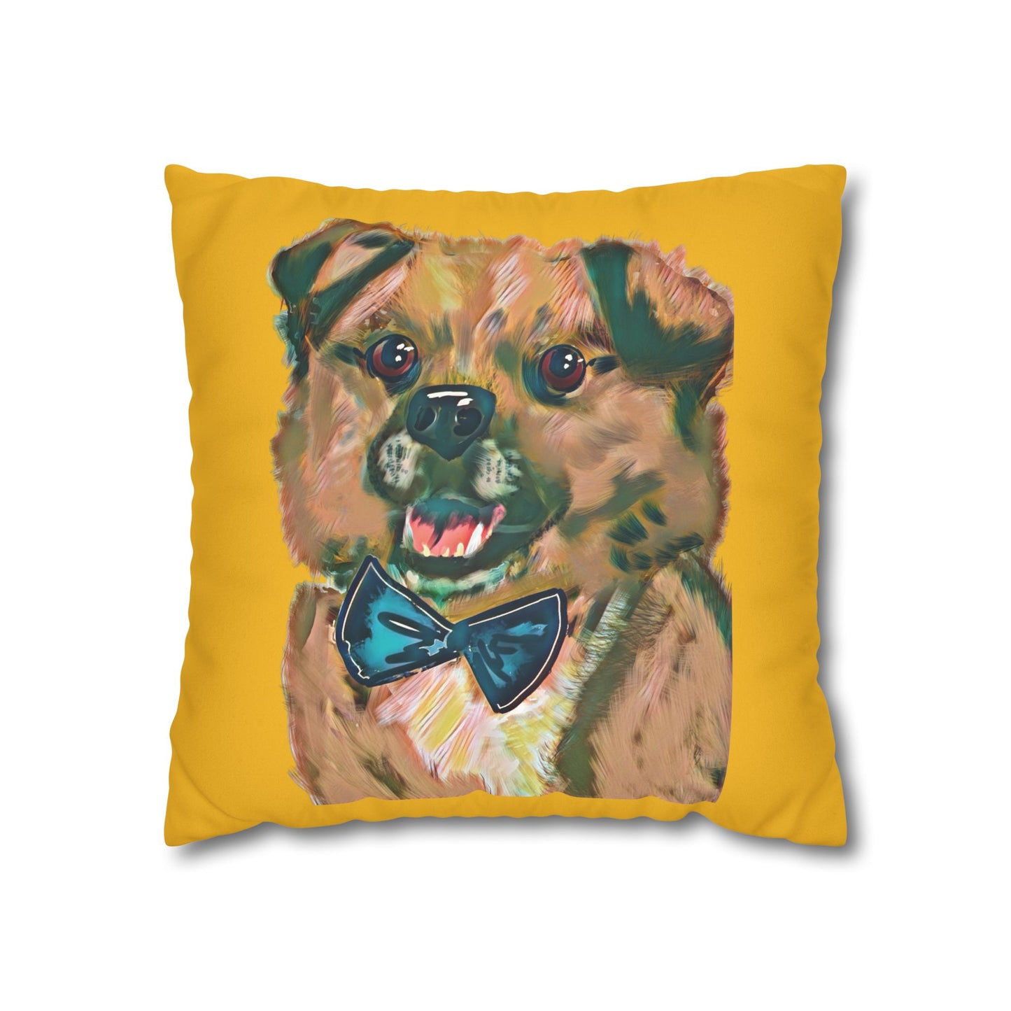 Baghlava Pillowcase - Modern Art Portrait Watercolour Design