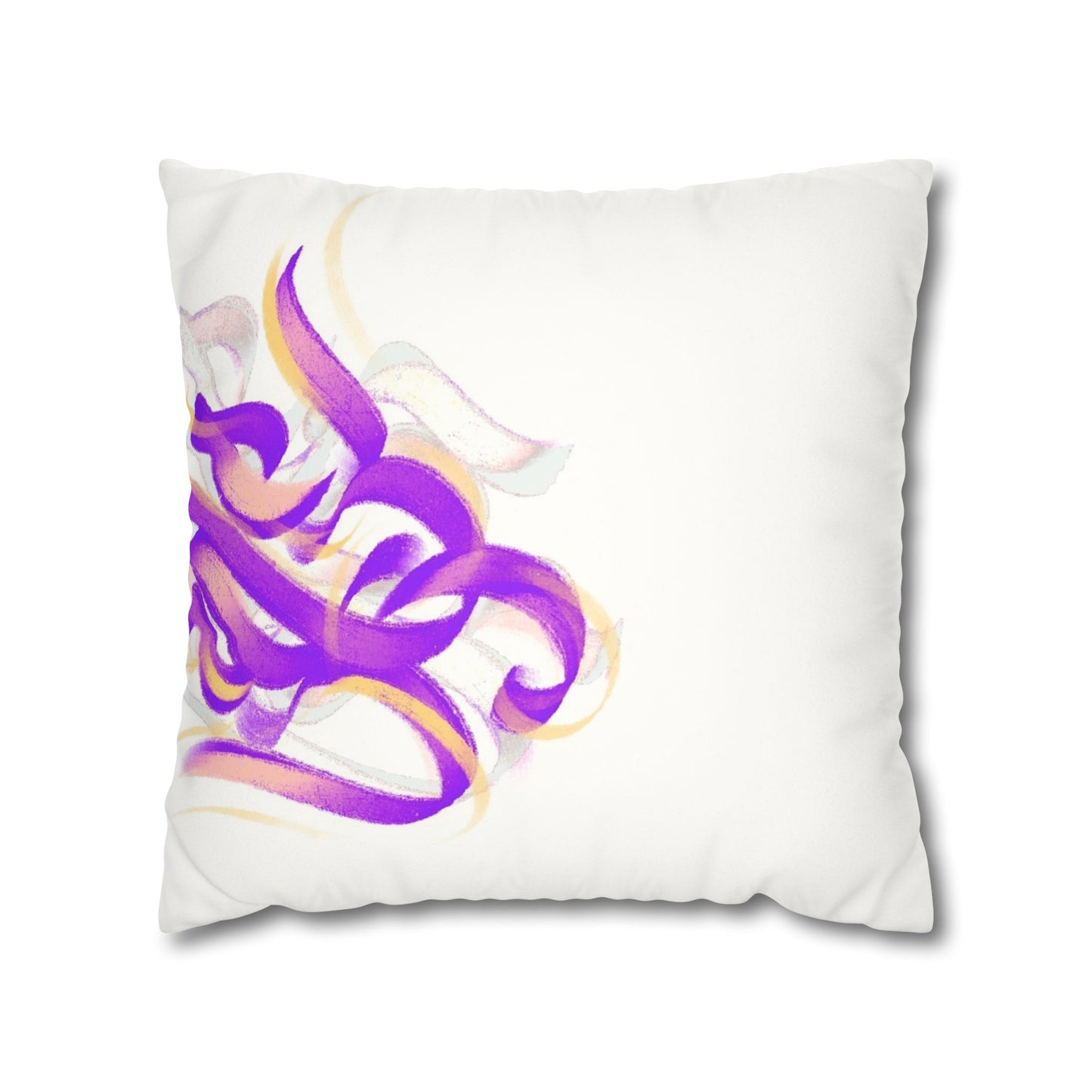 Square Pillowcase - Persian Calligraphy, Modern Handwriting Design