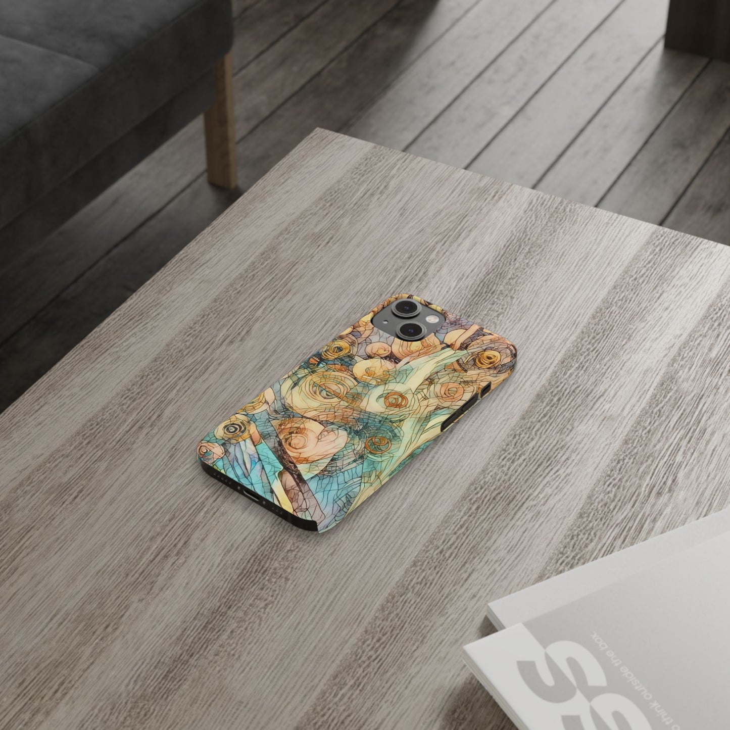 . ' Modern Art Slim Phone Case -.