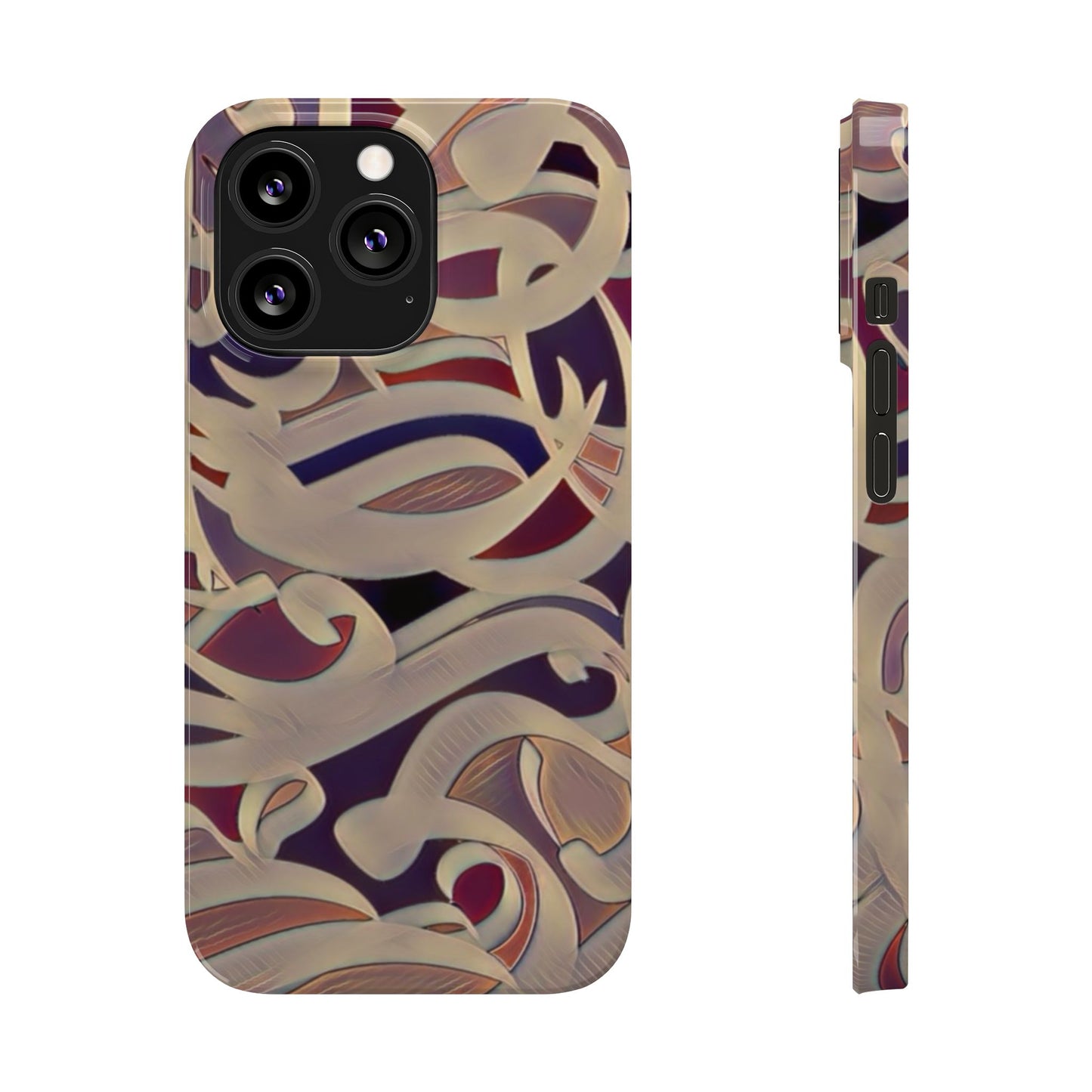 ' Modern Art Slim Phone Case -LOVE