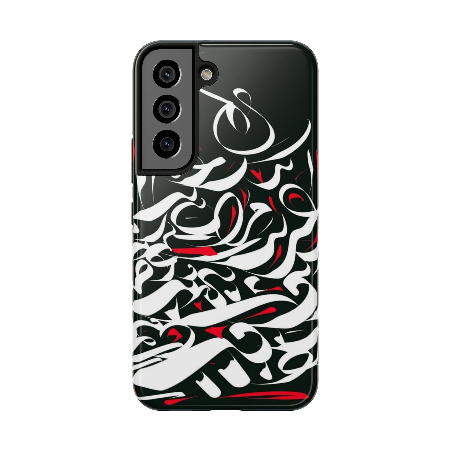 Phone Case Calligraphy Red Black White Tough Phone Case