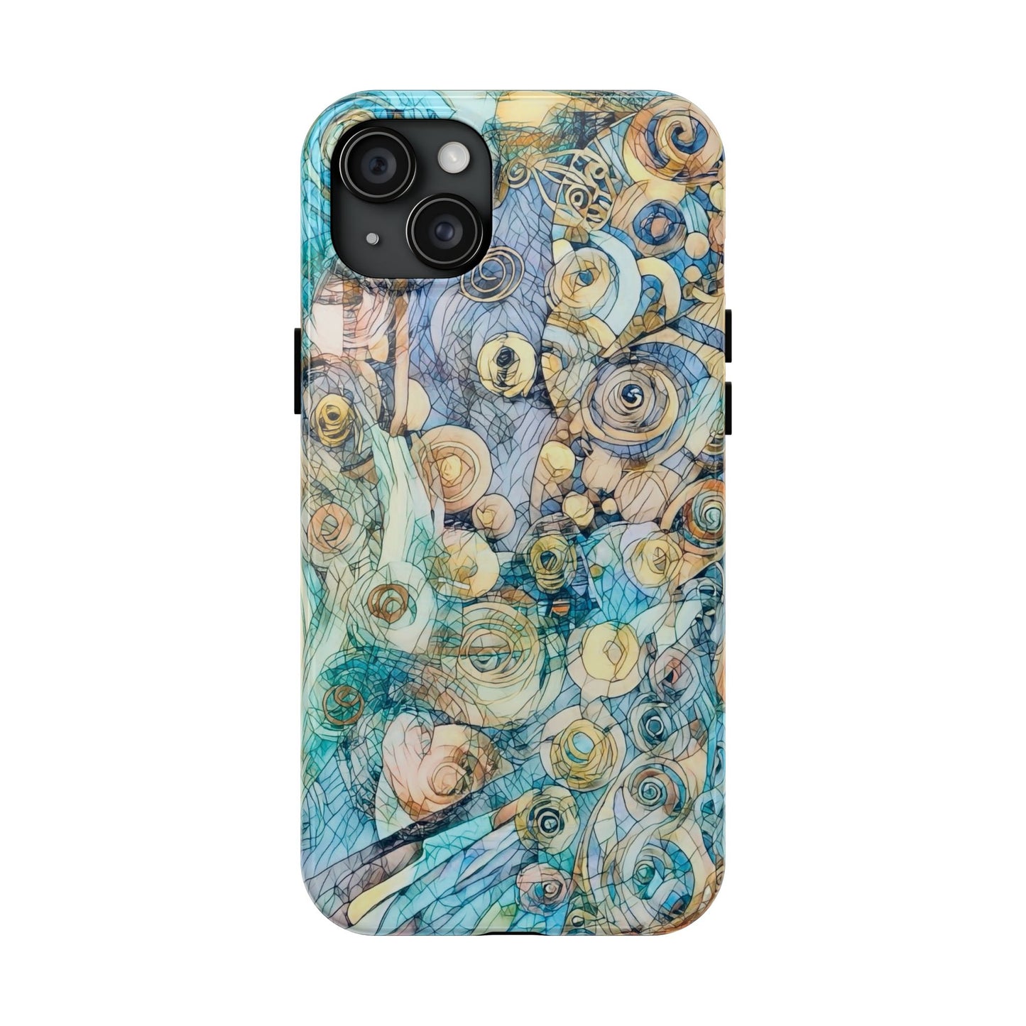 Golden Swirls Phone Case