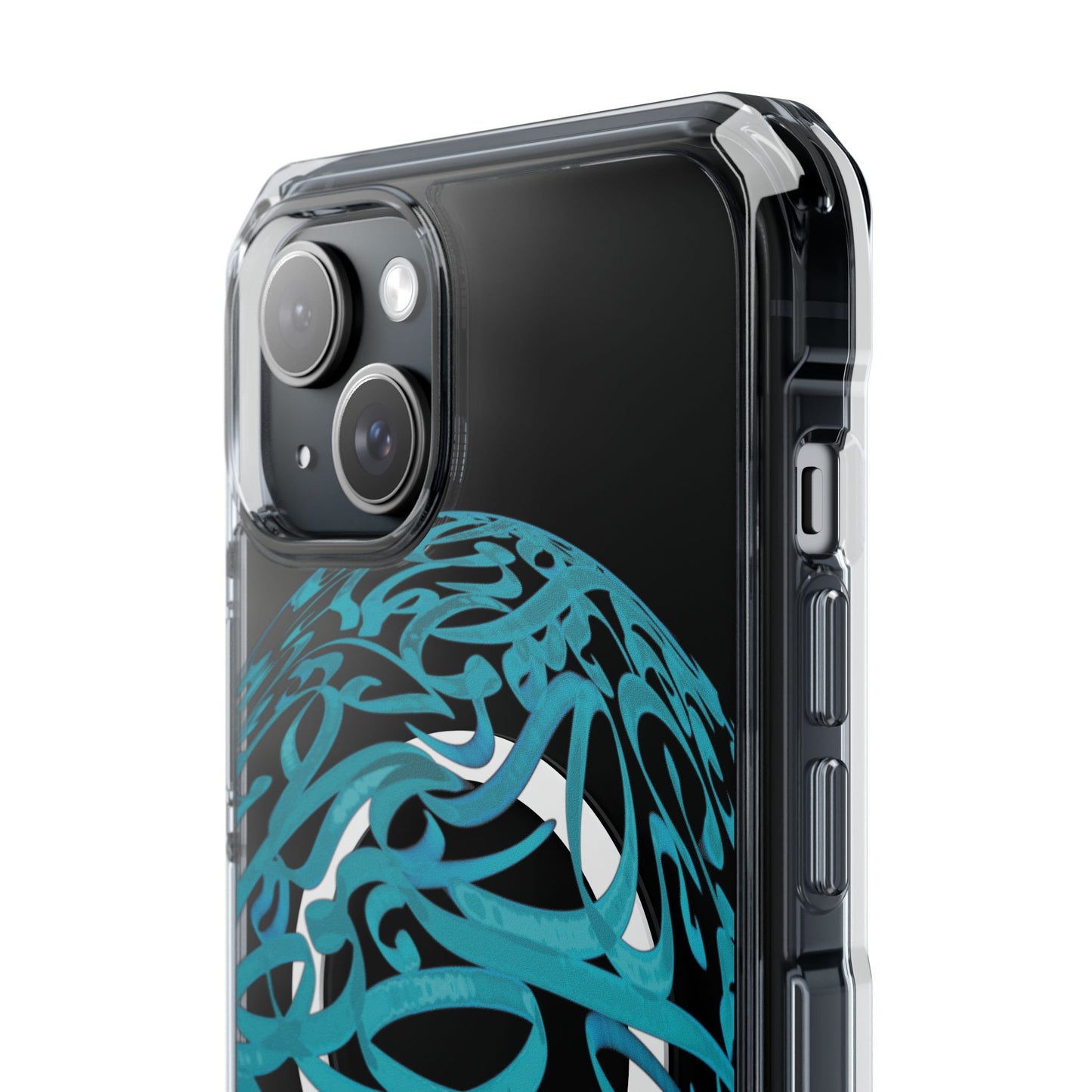 Copy of Copy of Phone Case - Pink Ribbon Persian Calligraphy Design - Magnetic Case