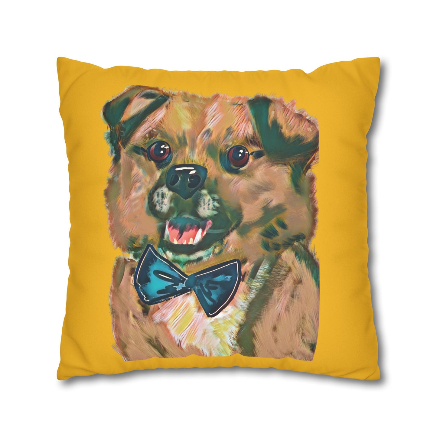 Baghlava Pillowcase - Modern Art Portrait Watercolour Design