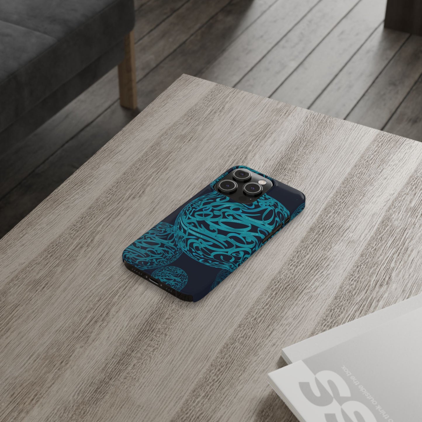 ' Modern Art Slim Phone Case -LOVE