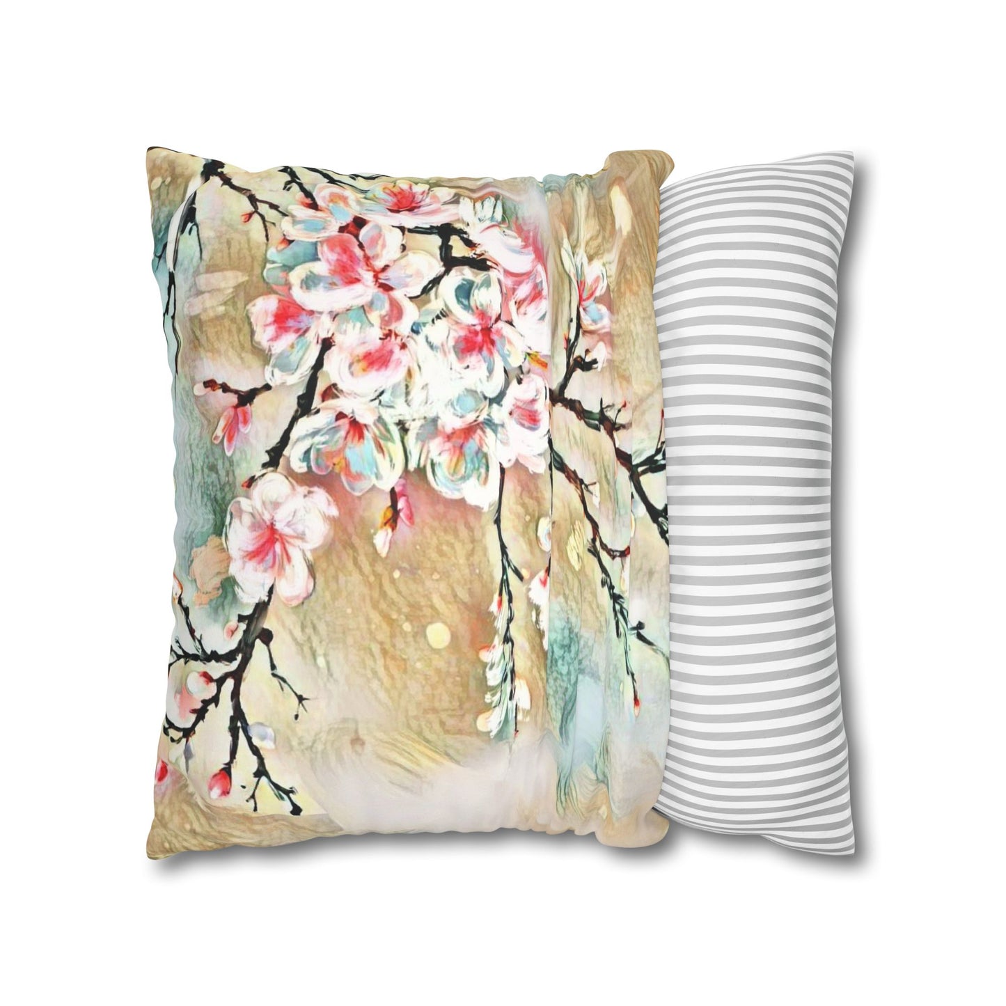 Spring Pillowcase - Modern Art Portrait Watercolour Design