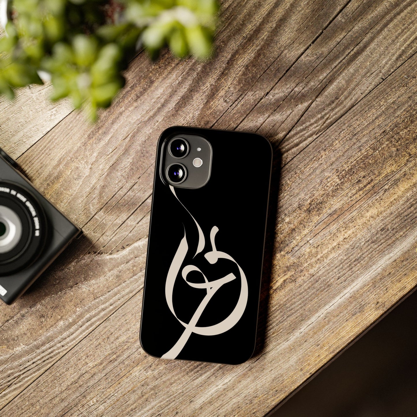 ' Modern Art Slim Phone Case -LOVE