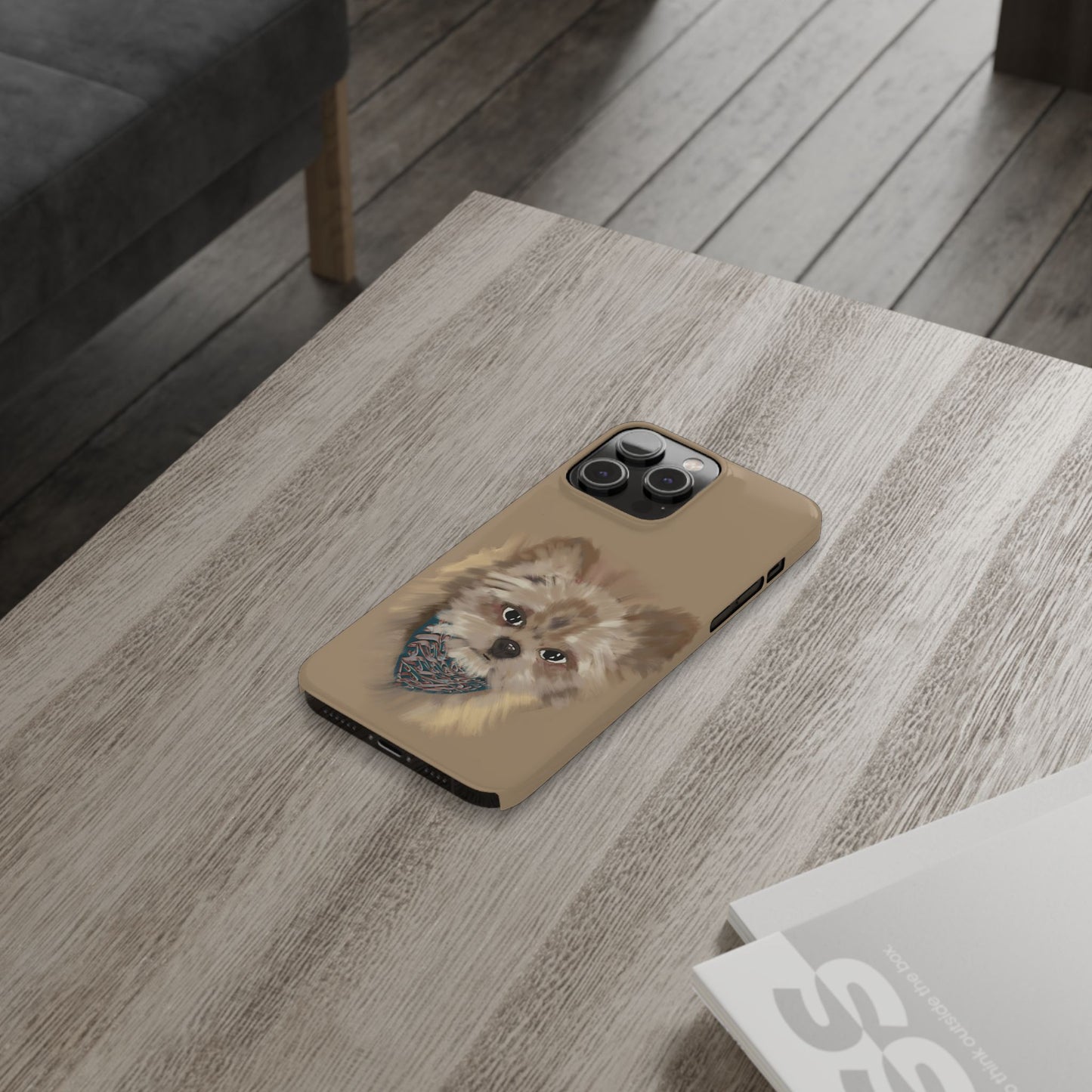 ' Modern Art Slim Phone Case -Lily