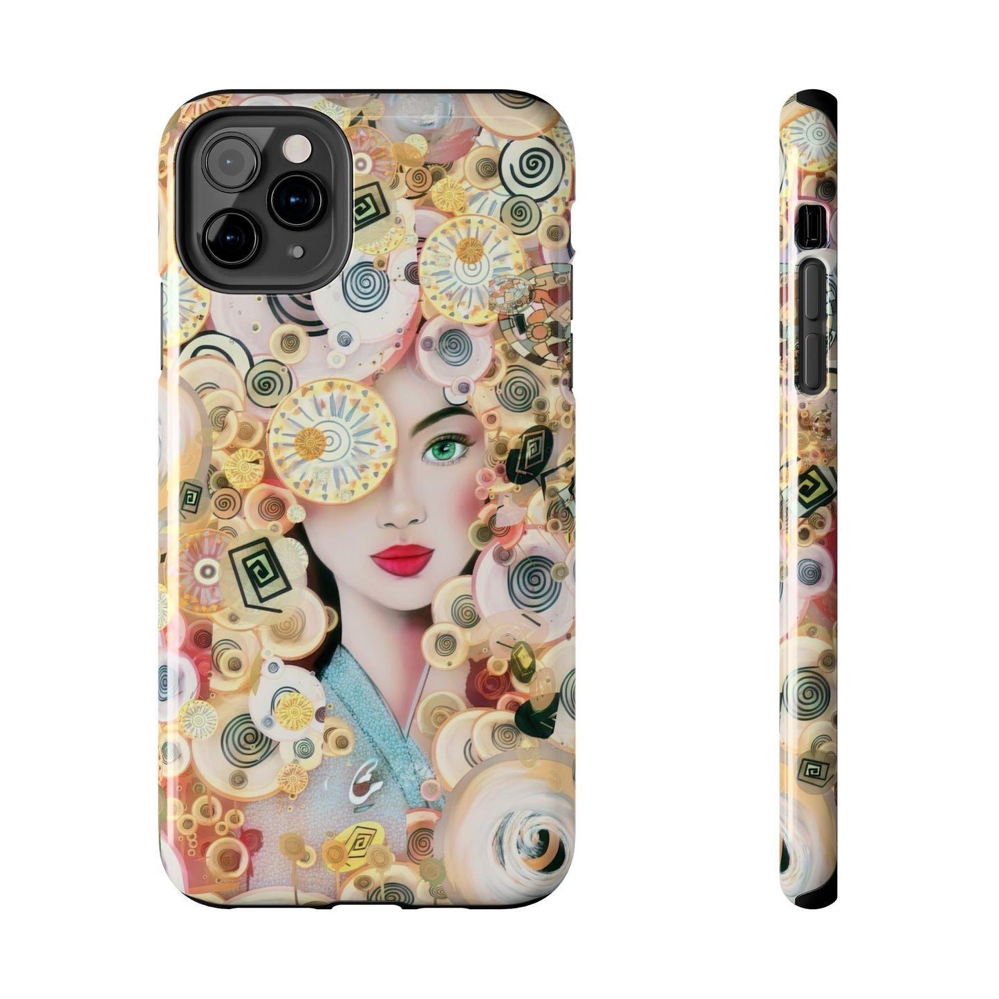 Phone Case - Persian Art Inspired Beautiful Girl Design