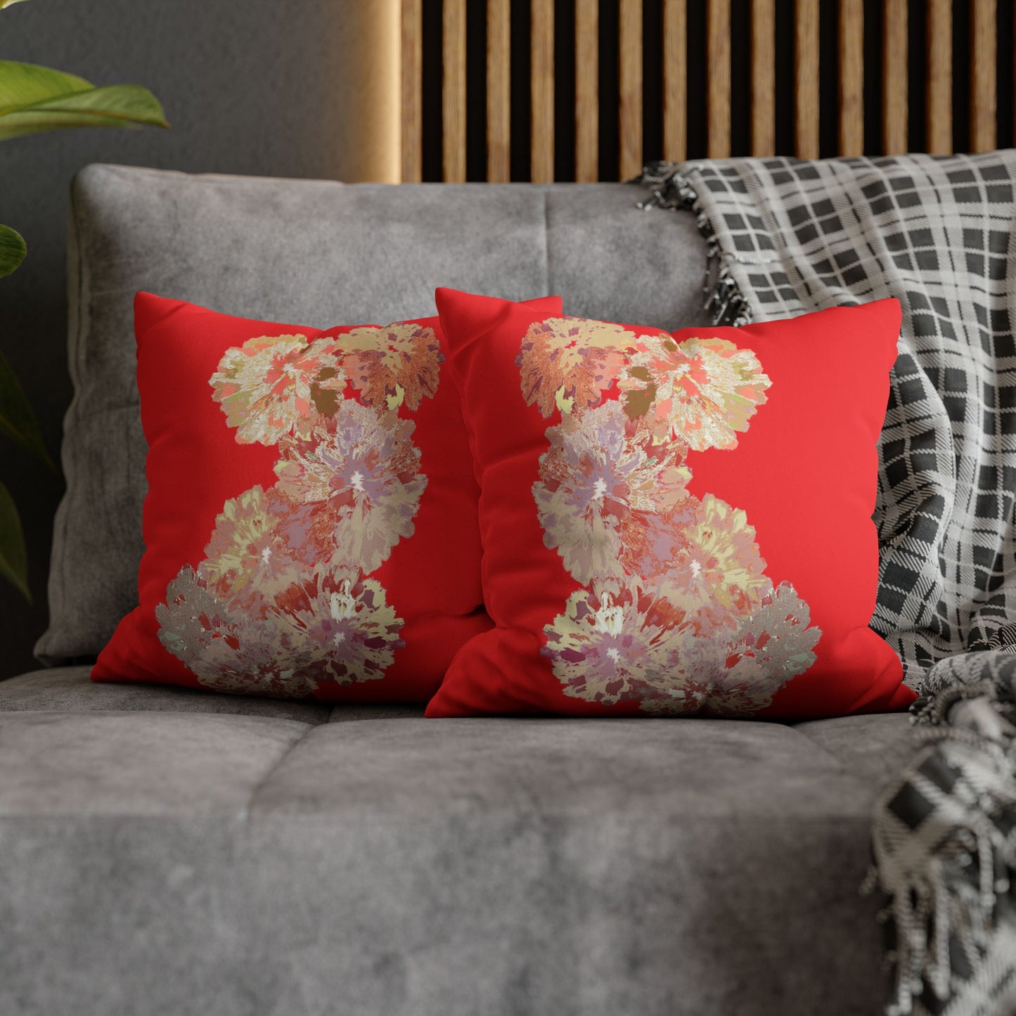 Modern Digital Painting ' Faux Suede Pillowcase - Home Design